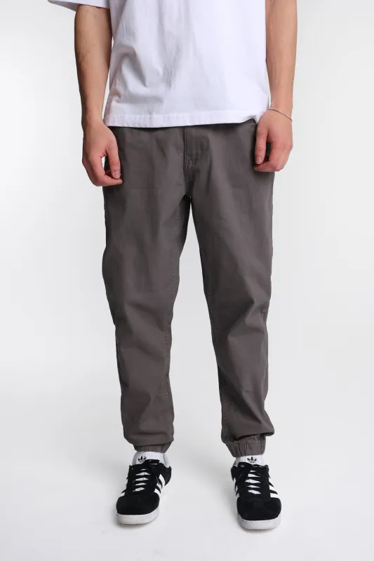 Relaxed Cinched Bottom Twill Jogger sold by Bluenotes