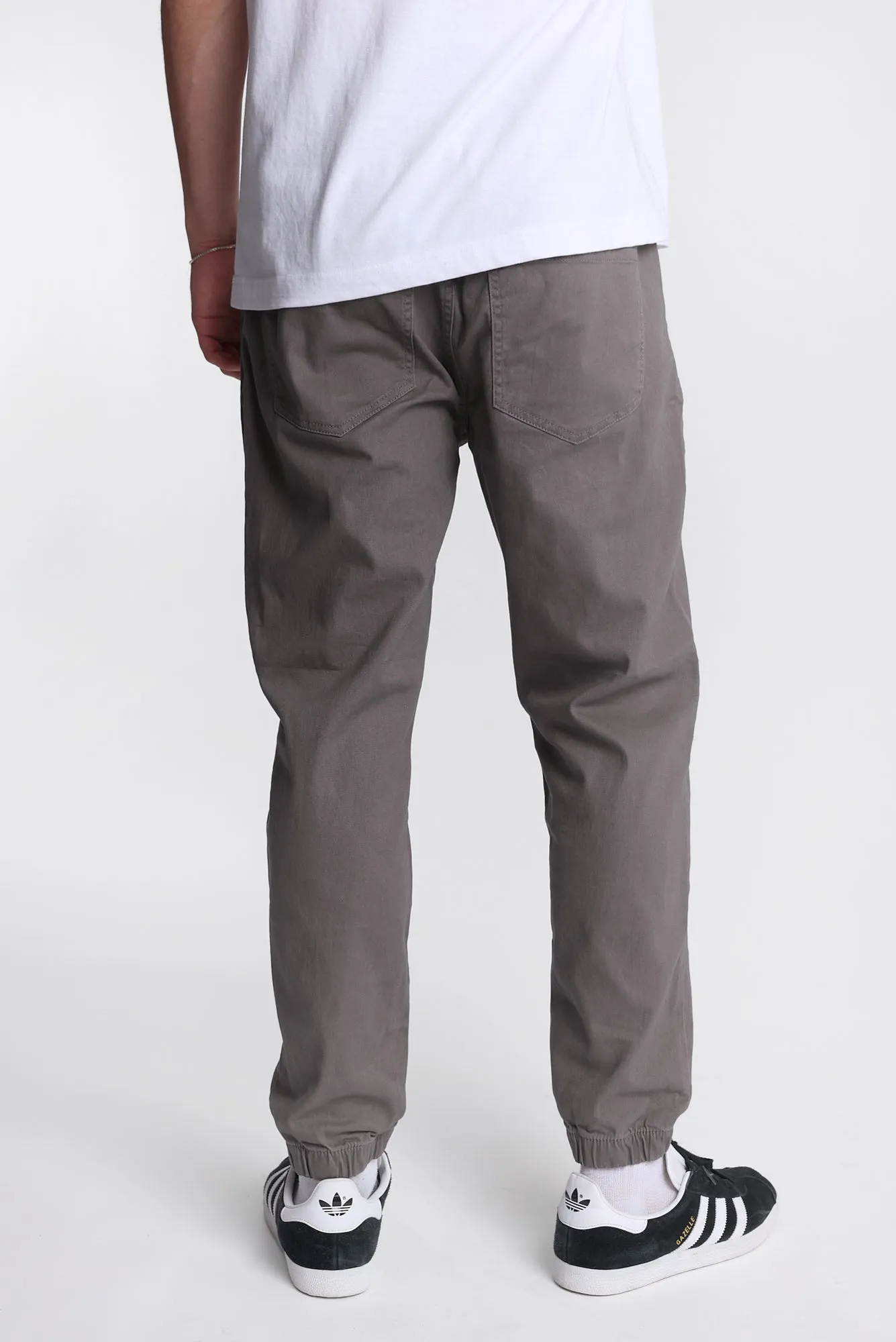 Relaxed Cinched Bottom Twill Jogger sold by Bluenotes product image thumbnail 3