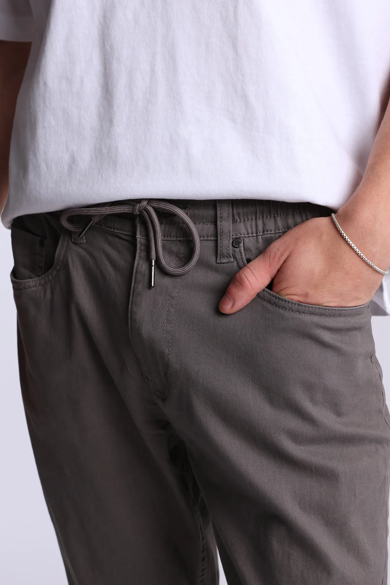 Relaxed Cinched Bottom Twill Jogger sold by Bluenotes product image thumbnail 2