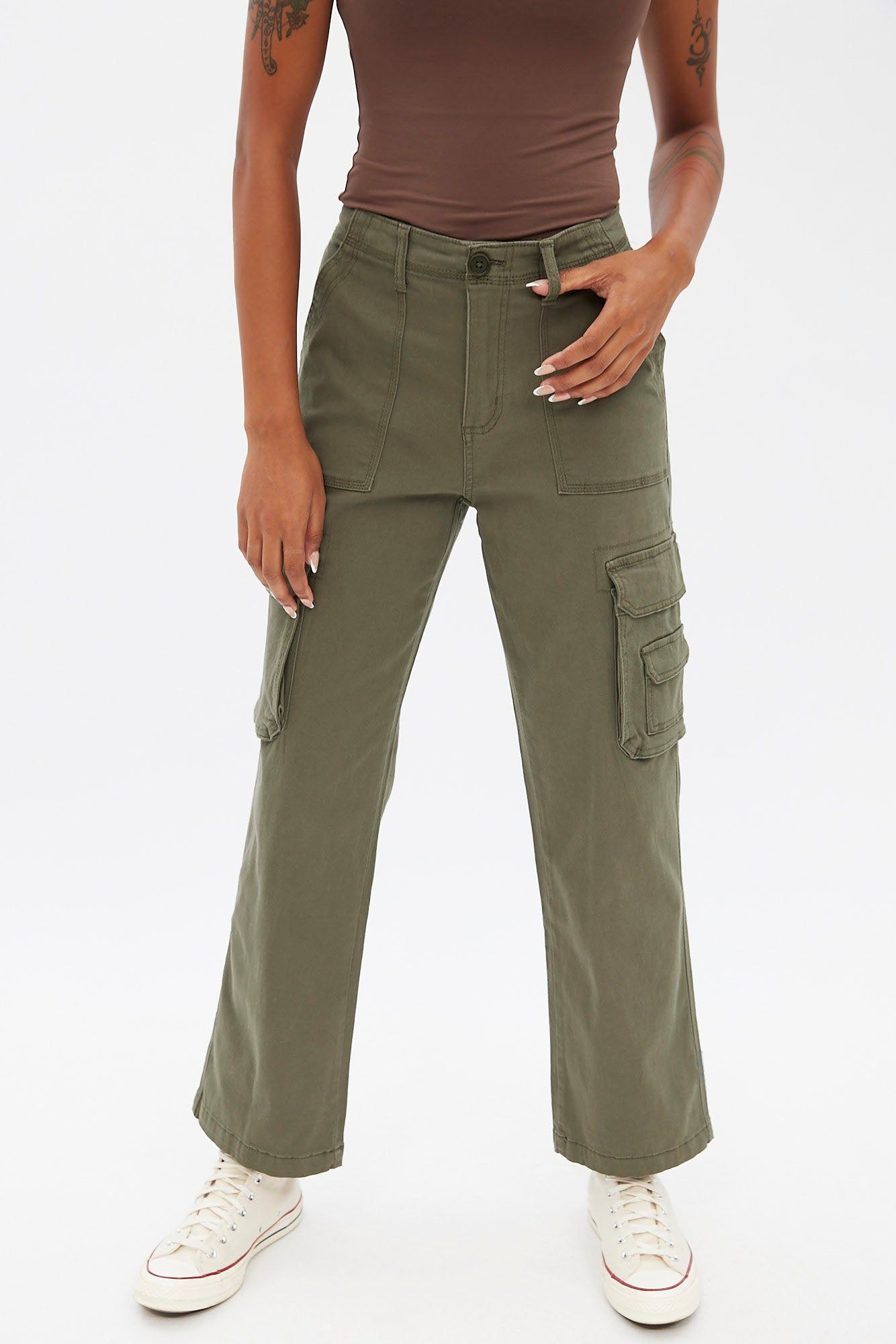 High Rise Baggy Cargo Pant sold by Bluenotes