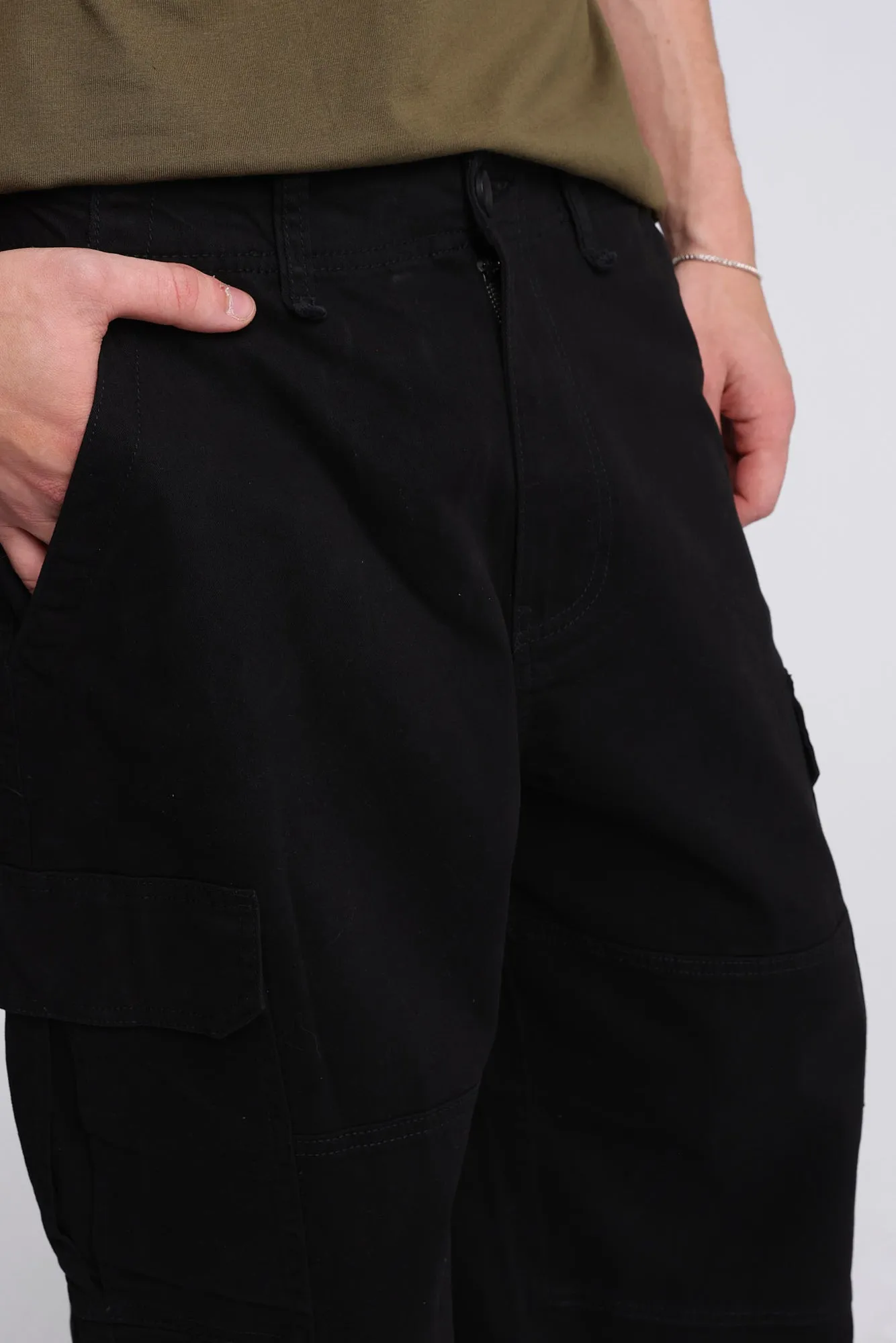 Baggy Skater Cargo Twill Pants sold by Bluenotes product image thumbnail 3