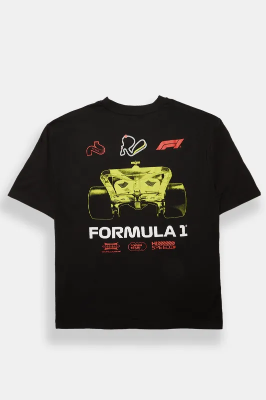 Formula 1 Pinnacle Graphic Oversized Tee sold by Bluenotes