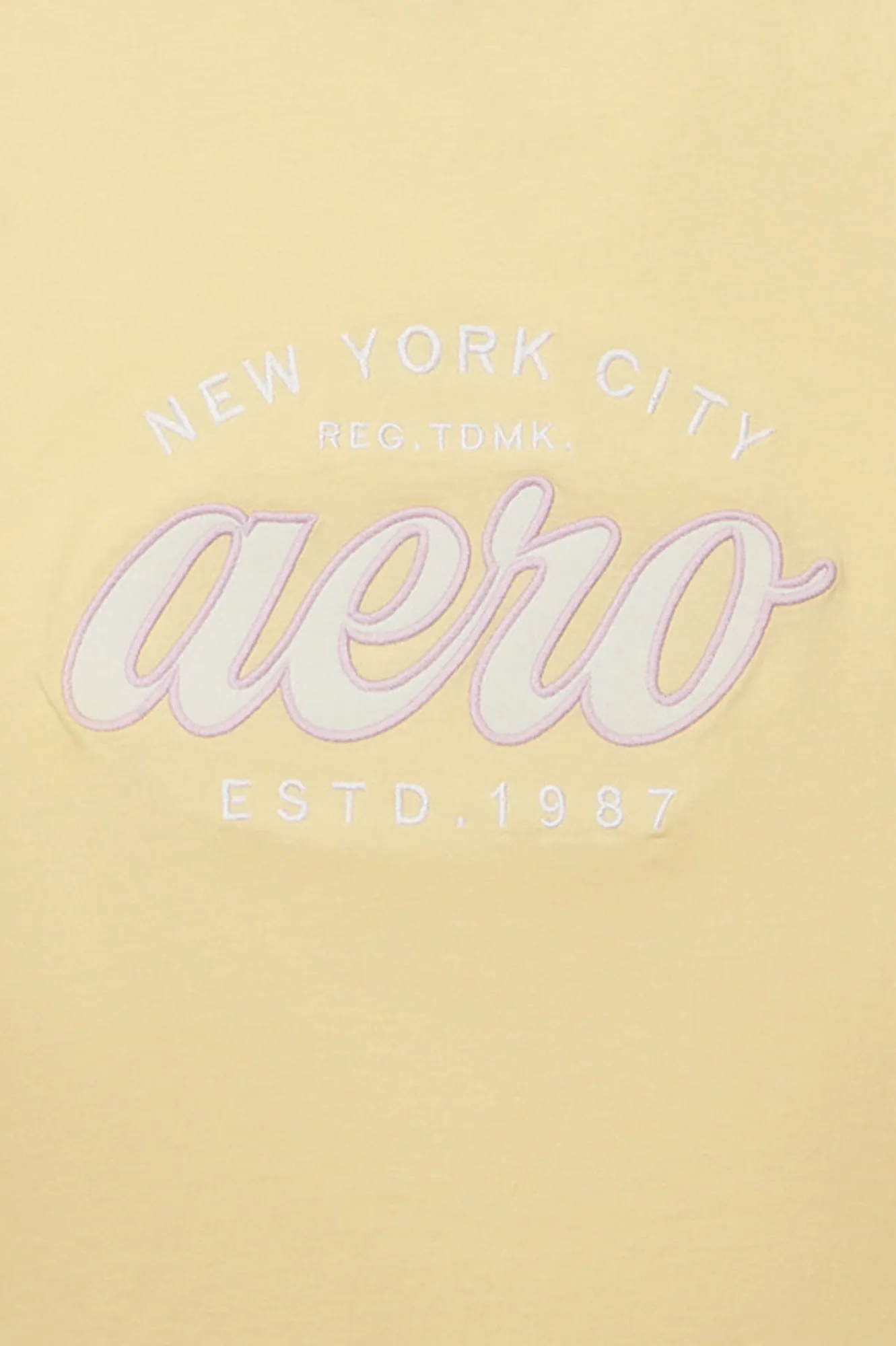 AERO New York City Registered Trademark Embroidered Graphic Classic Tee sold by Bluenotes product image thumbnail 2