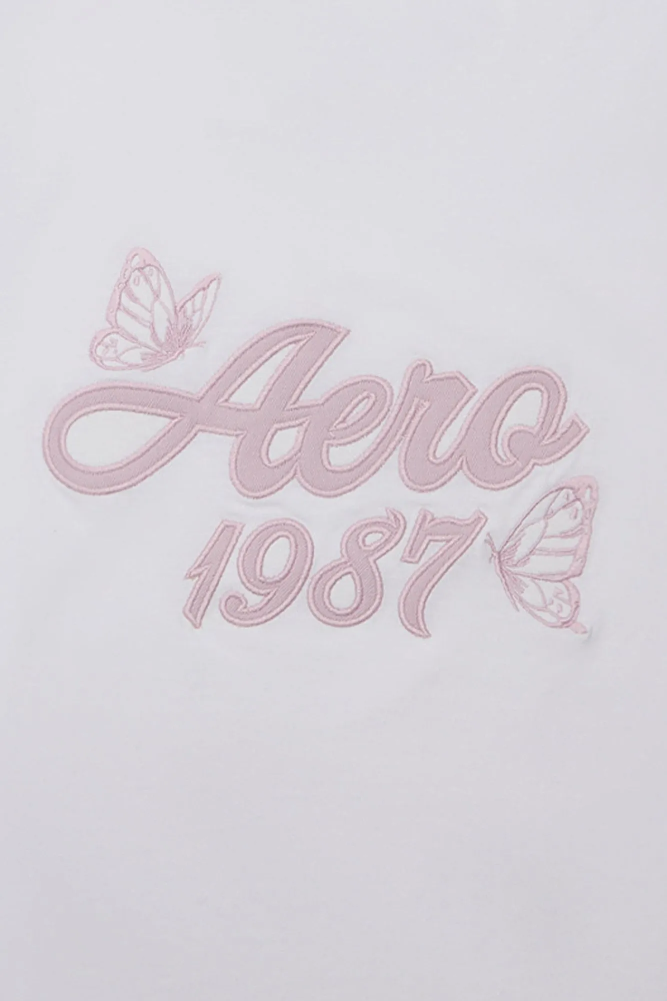 AERO Butterfly Embroidered Graphic Classic Tee sold by Bluenotes product image thumbnail 2