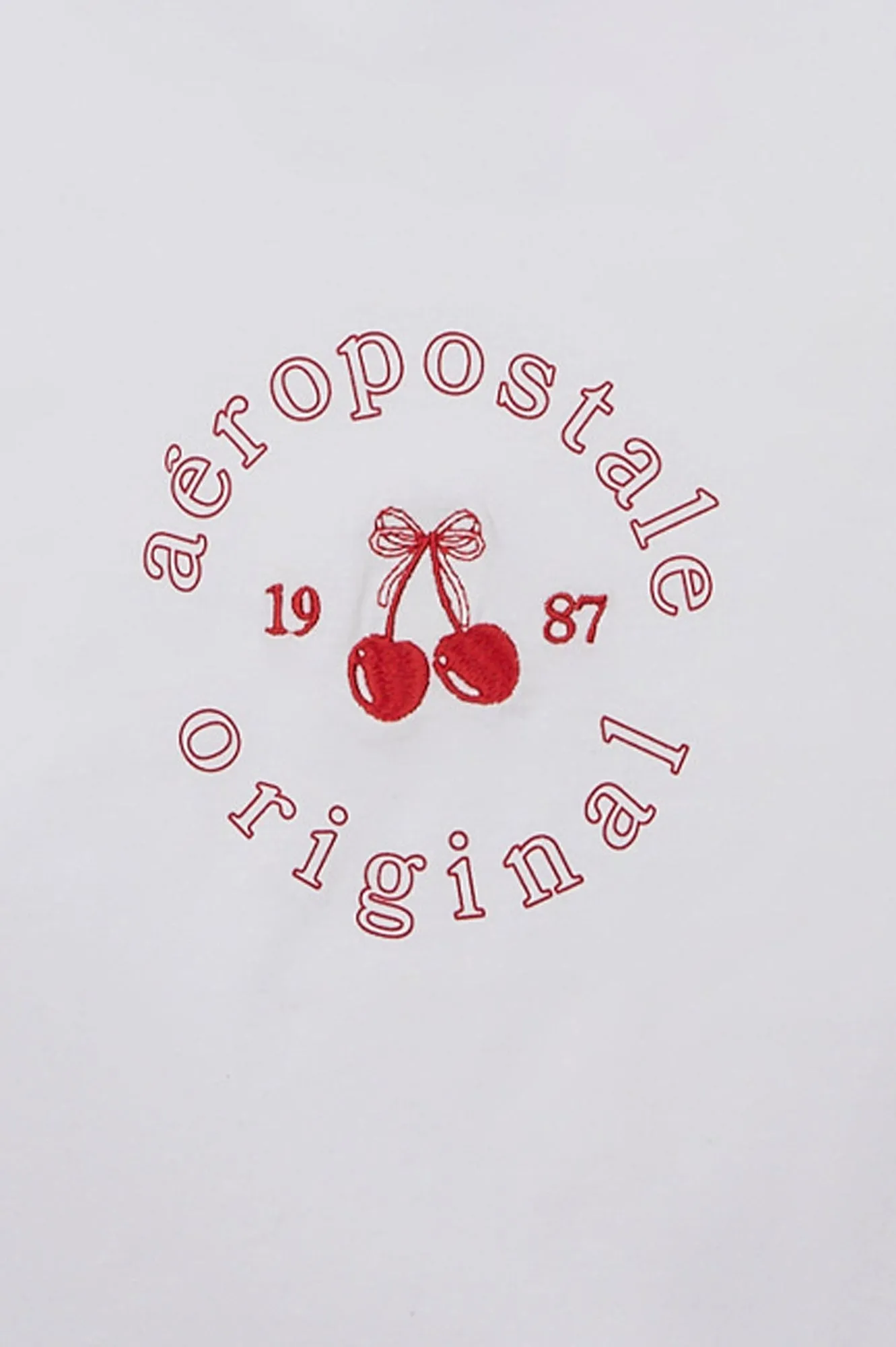 AERO Cherry Embroidered Graphic Classic Tee sold by Bluenotes product image thumbnail 2