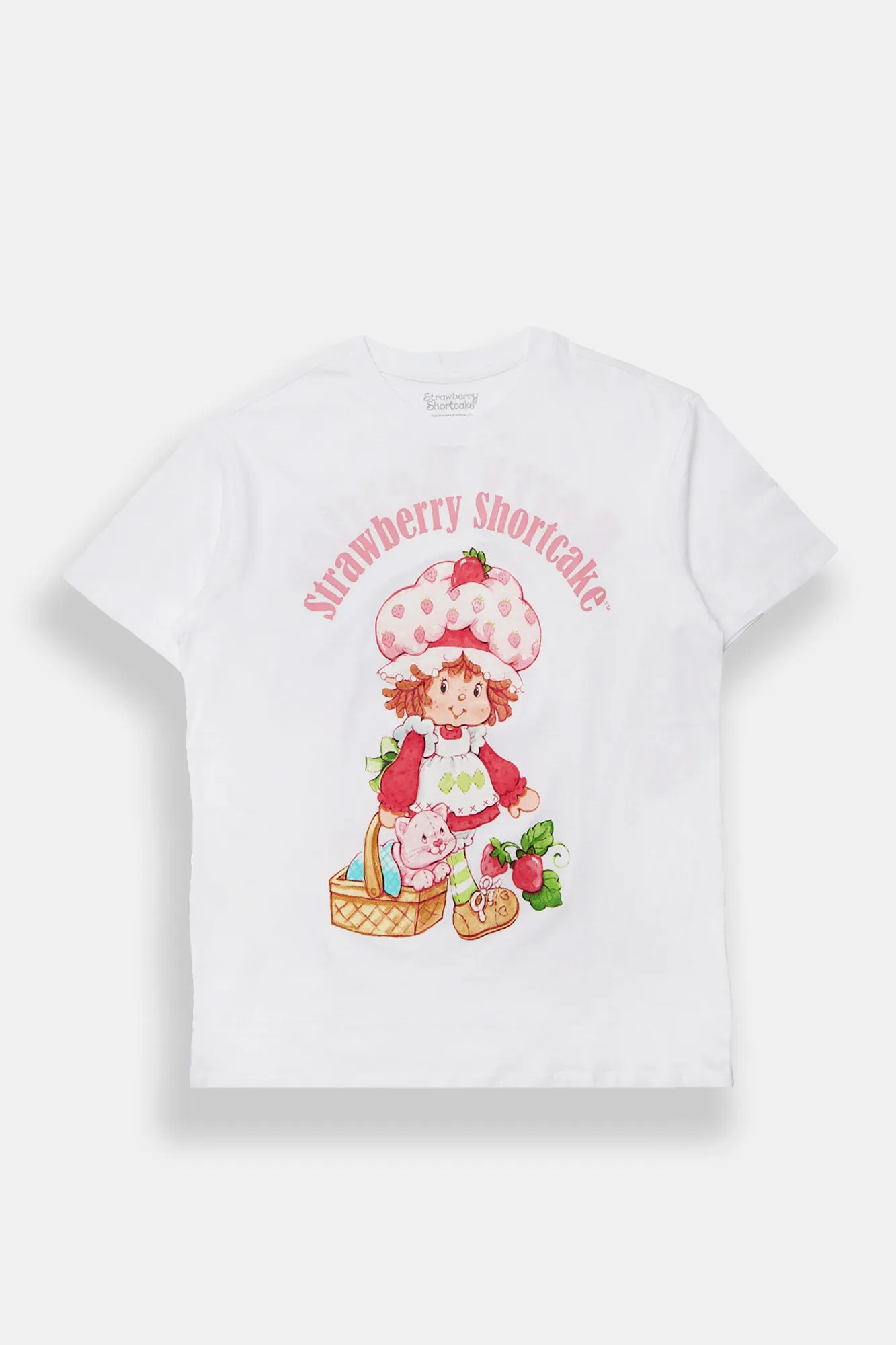 Strawberry Shortcake Bestie Graphic Boyfriend Tee sold by Bluenotes product image thumbnail 2