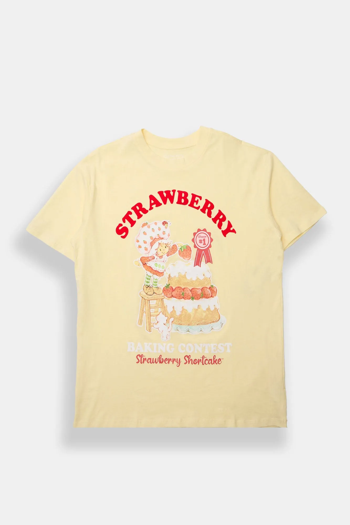 Strawberry Shortcake Baking Contest Graphic Boyfriend Tee sold by Bluenotes