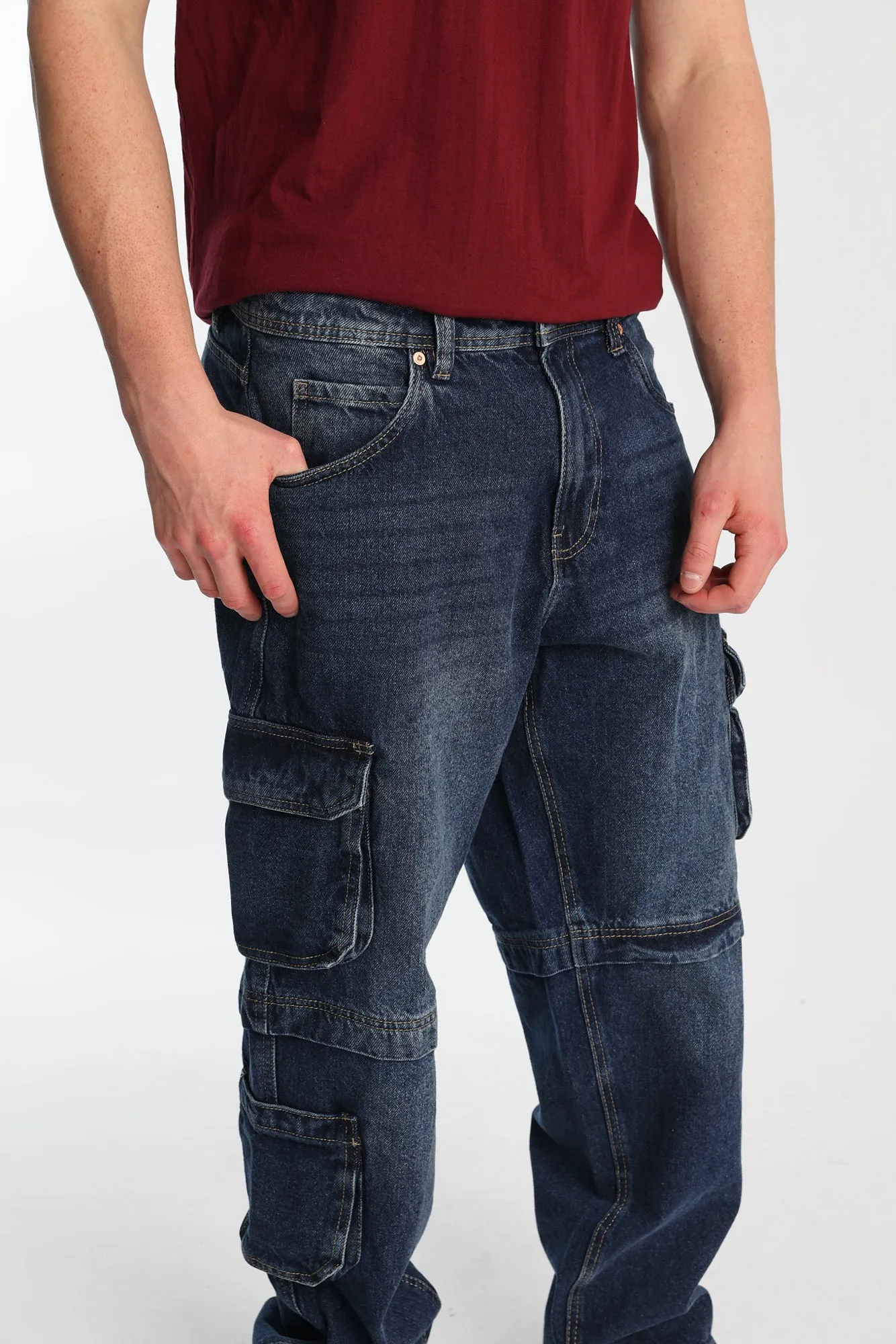 AERO Faux Convertible Cargo Jeans sold by Bluenotes product image thumbnail 2