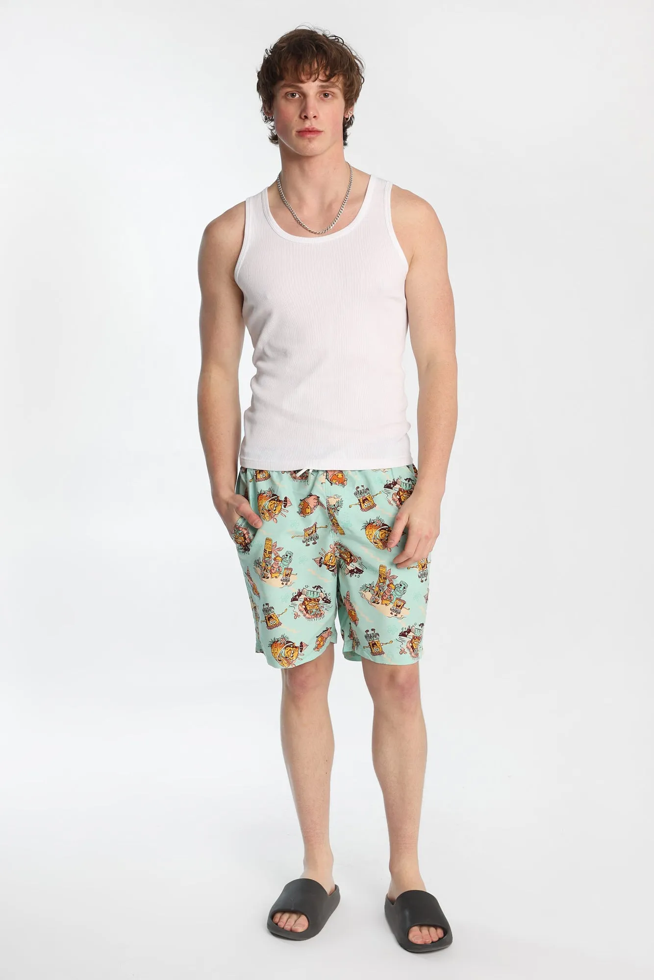 SpongeBob 7" Swim Shorts sold by Bluenotes product image thumbnail 4