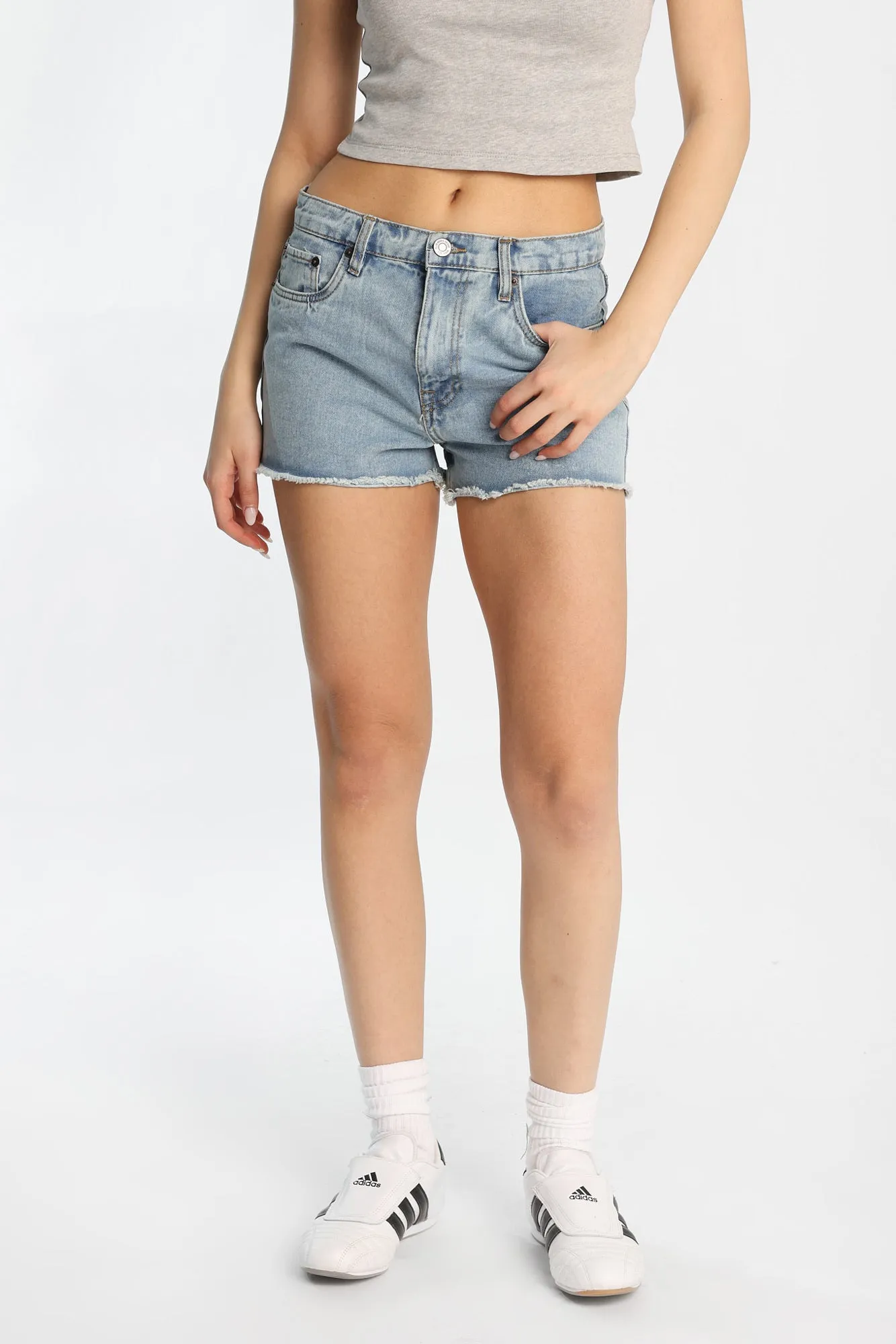 High Rise Mom Denim Shorts sold by Bluenotes product image thumbnail 2