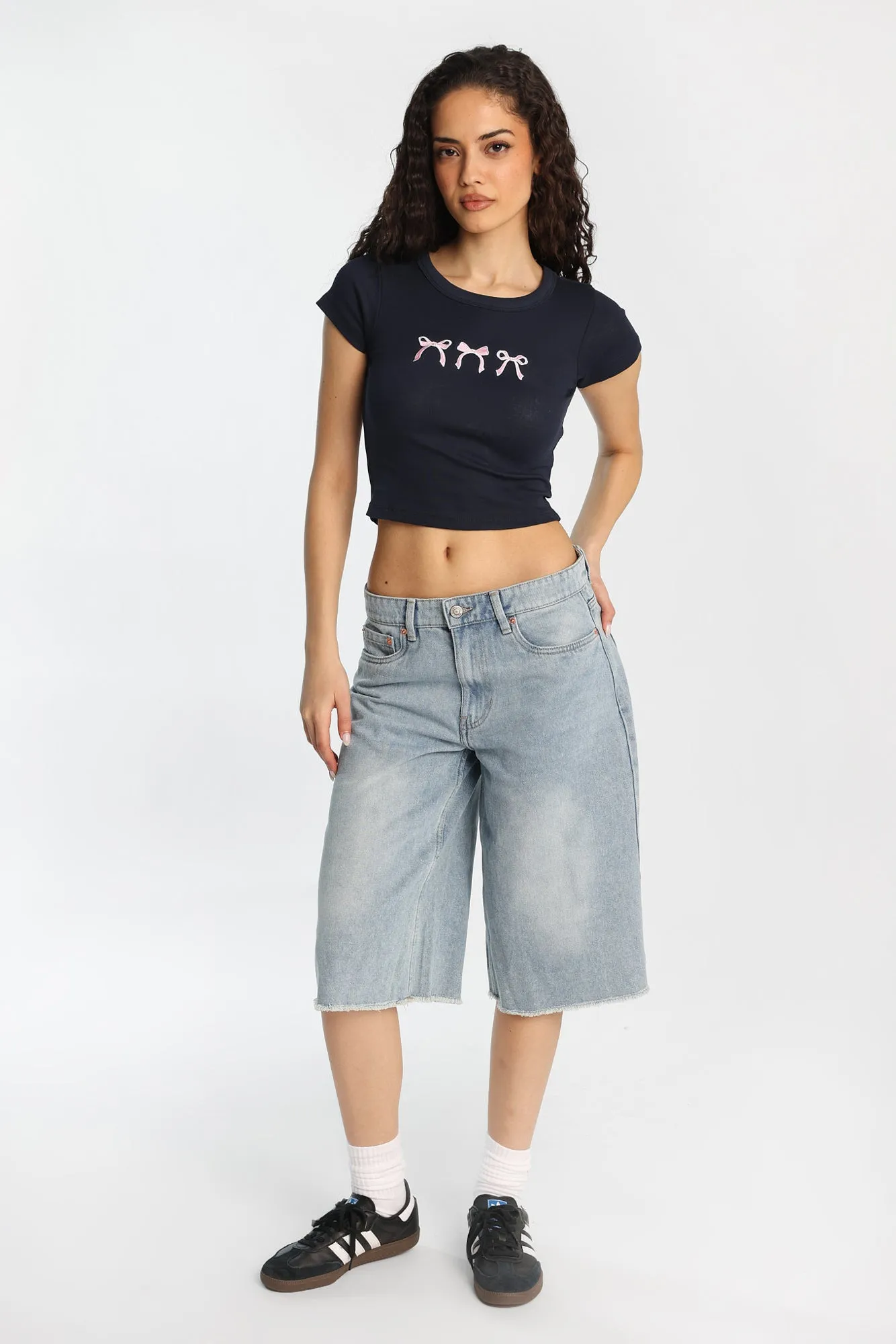 Mid-Rise Long Jorts sold by Bluenotes product image thumbnail 4