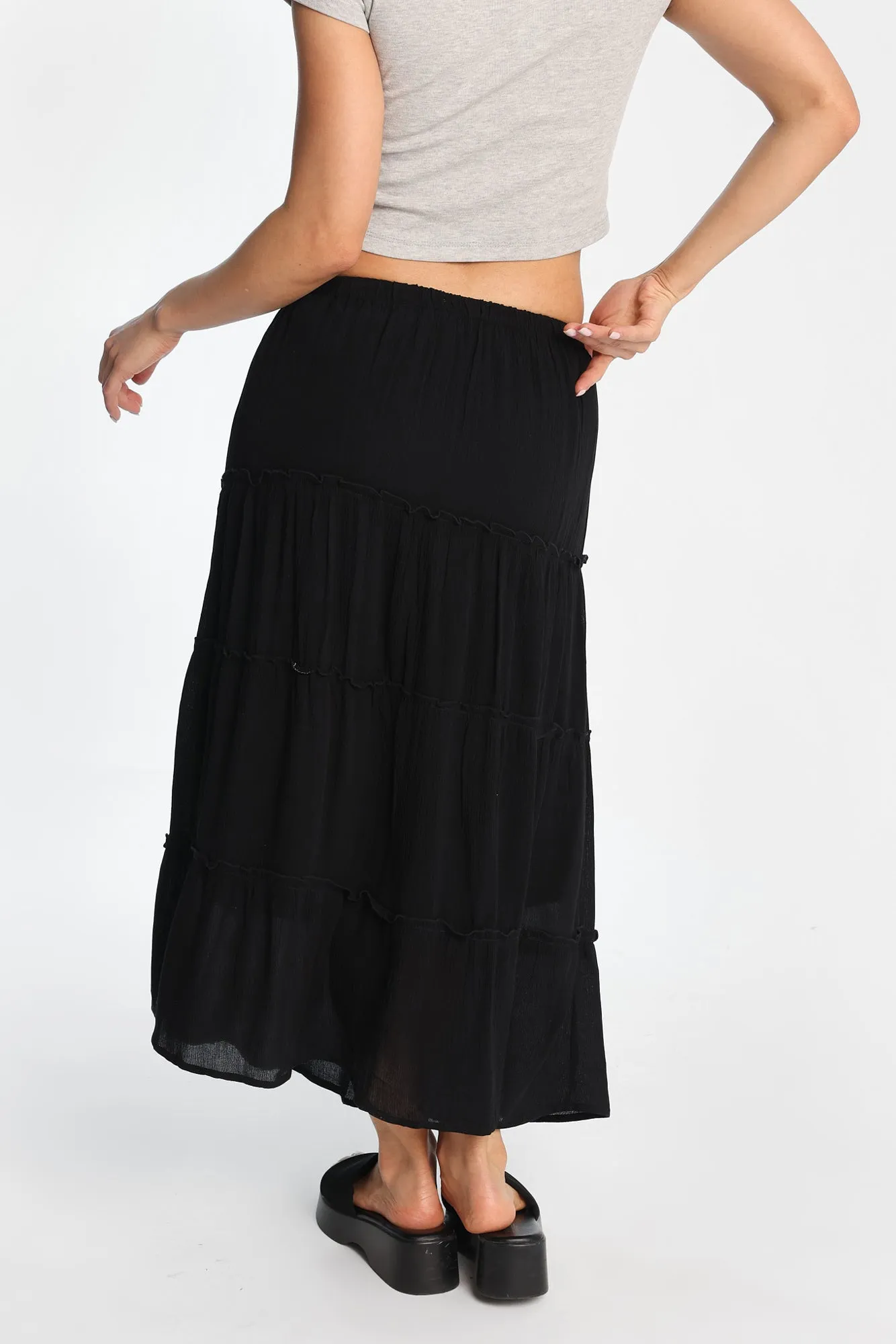 Tiered Maxi Skirt sold by Bluenotes product image thumbnail 4