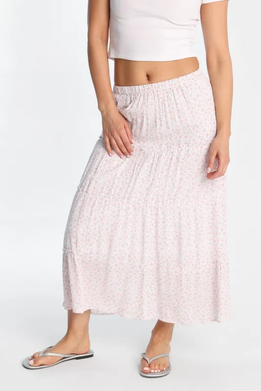 Tiered Maxi Skirt made by Bluenotes