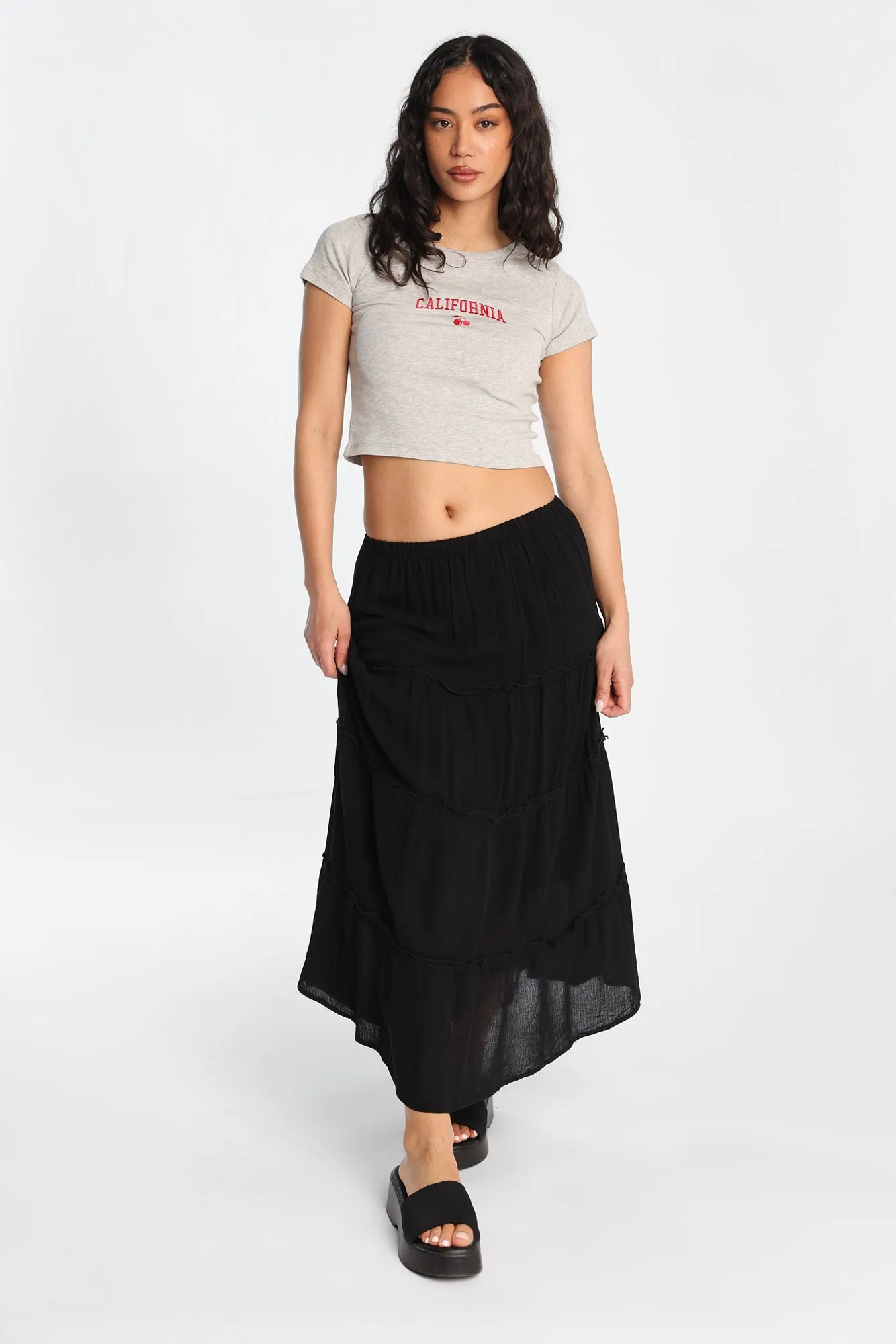 Tiered Maxi Skirt sold by Bluenotes product image thumbnail 5