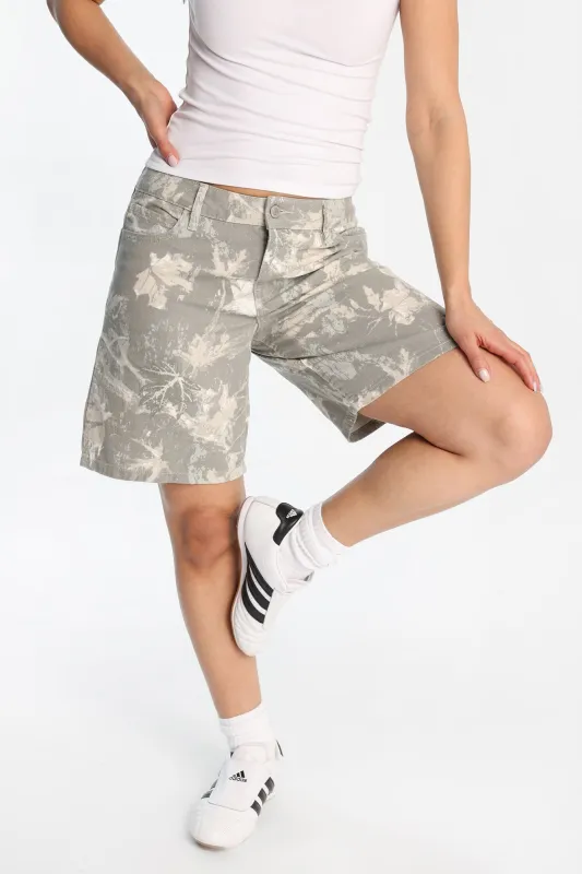 Tree Camouflage Low Rise Jorts sold by Bluenotes