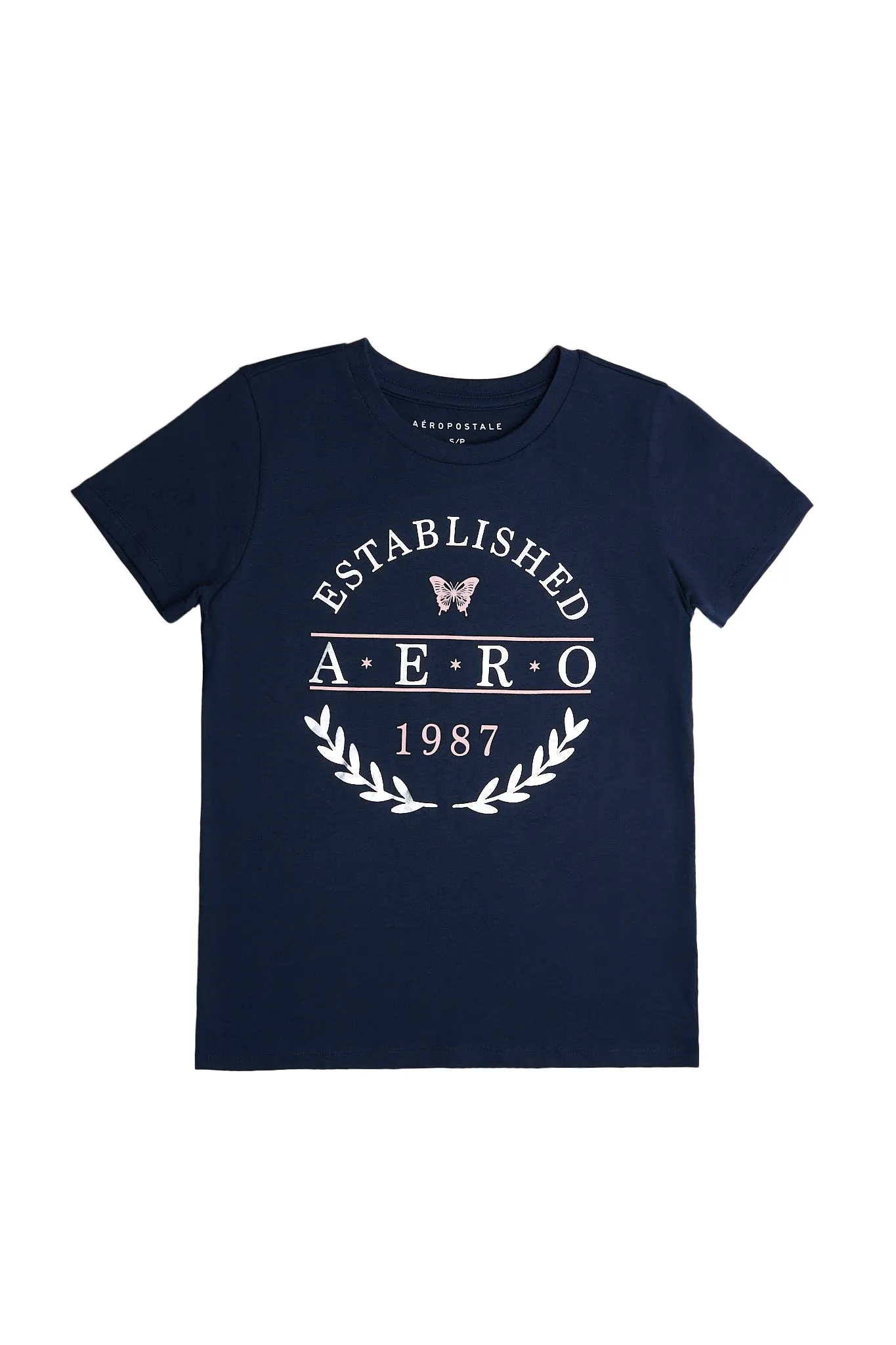 AERO 87 Butterfly Graphic Classic Tee sold by Bluenotes