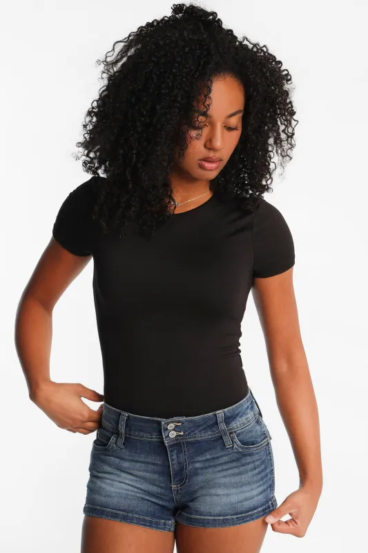 AERO Super Soft Short Sleeve Crew Neck Bodysuit sold by Bluenotes