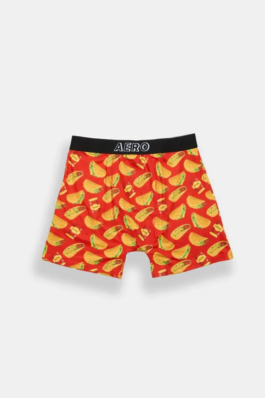 AERO Tacos & Salsa Printed Boxer Briefs made by Aeropostale