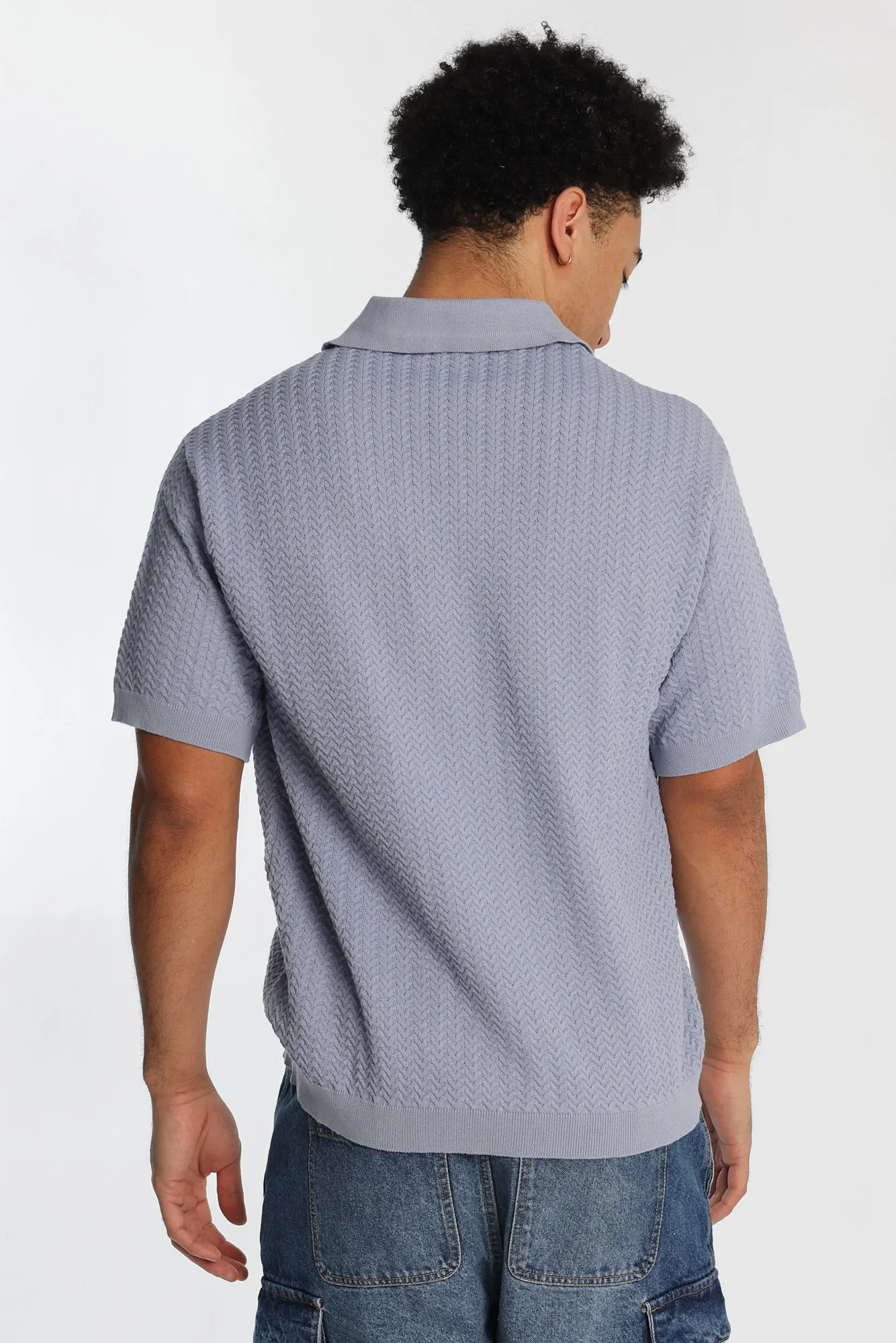 AERO Chevron Sweater Polo sold by Bluenotes product image thumbnail 4