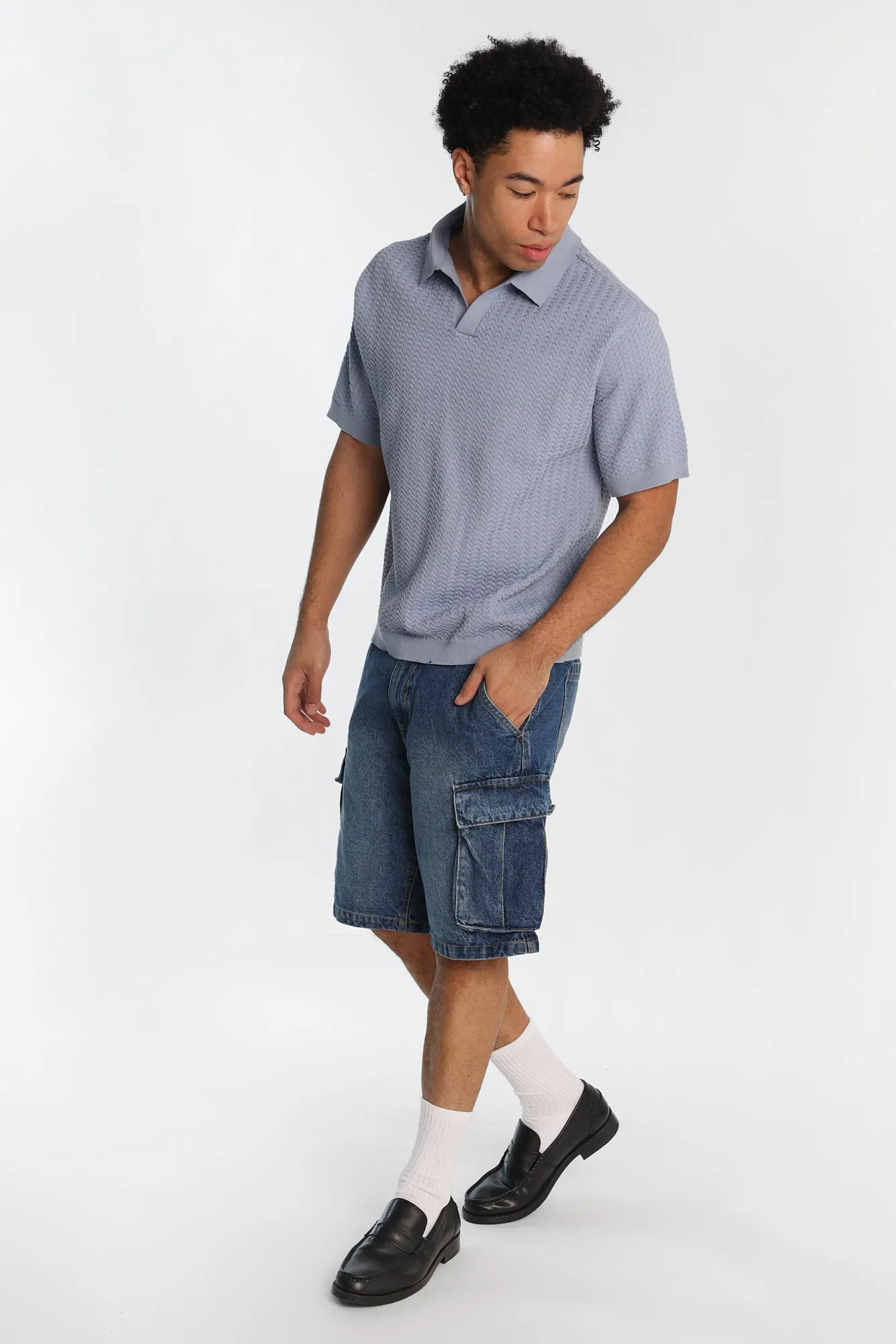 AERO Chevron Sweater Polo sold by Bluenotes product image thumbnail 5