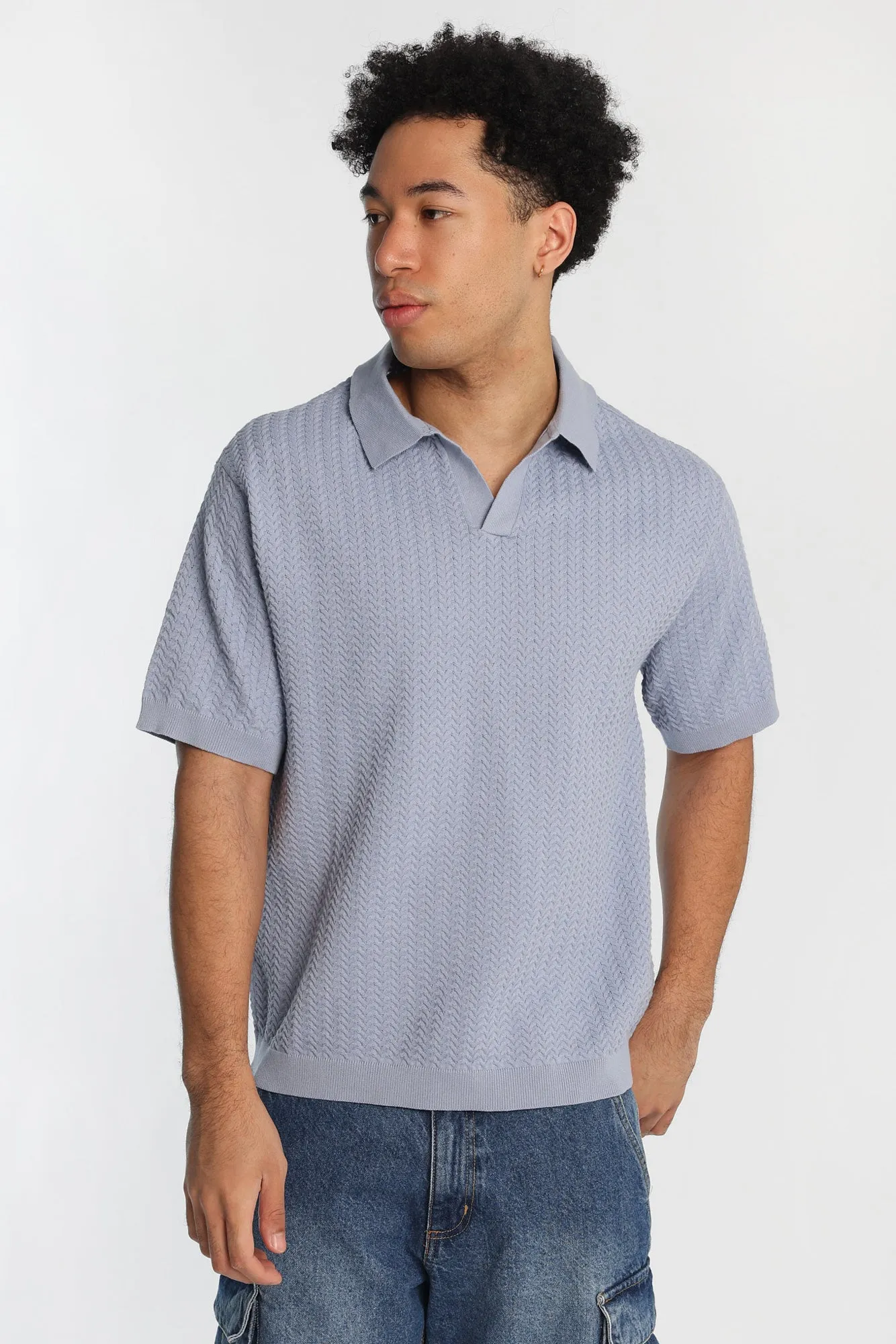 AERO Chevron Sweater Polo sold by Bluenotes product image thumbnail 3