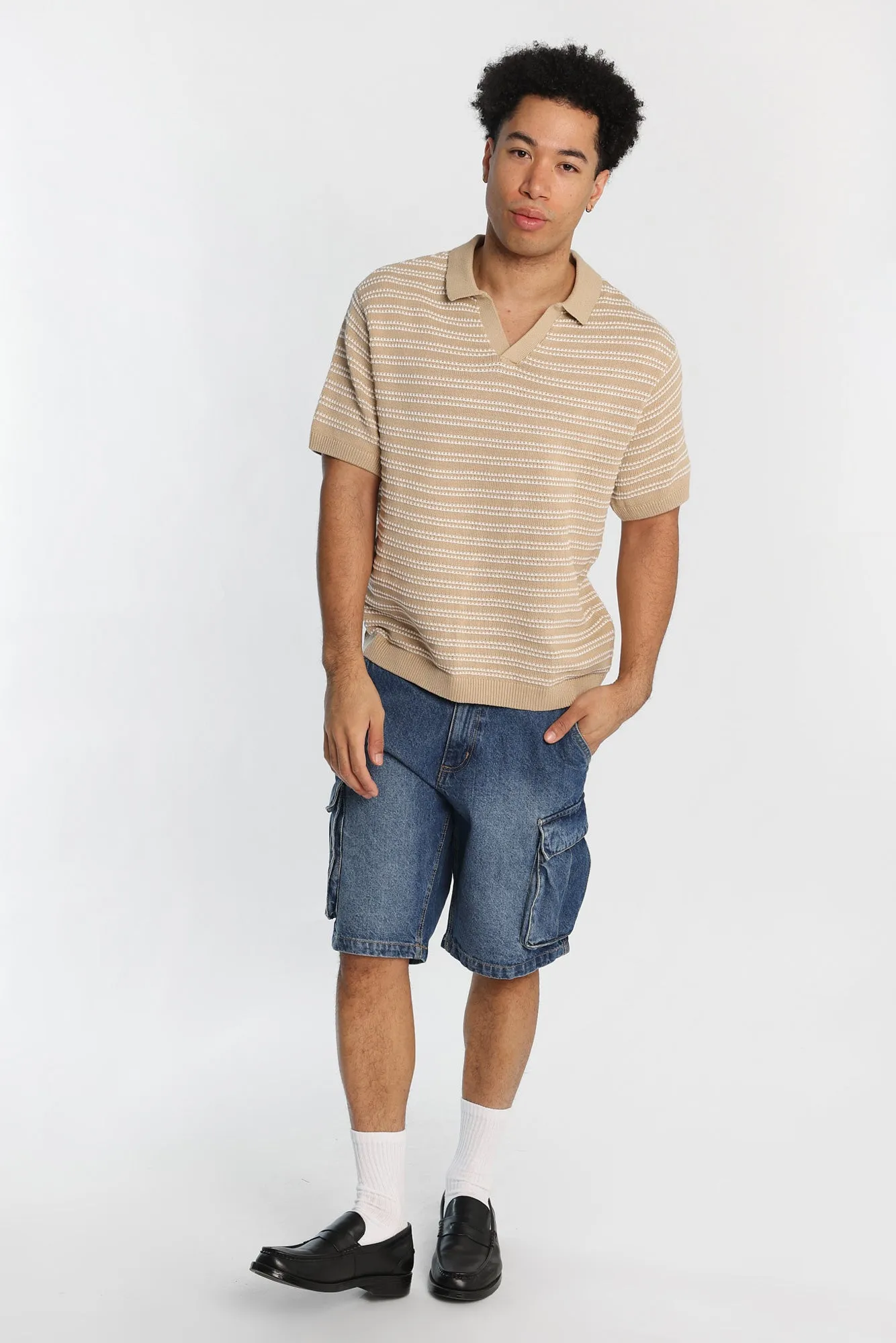 AERO Striped Sweater Polo sold by Bluenotes product image thumbnail 5