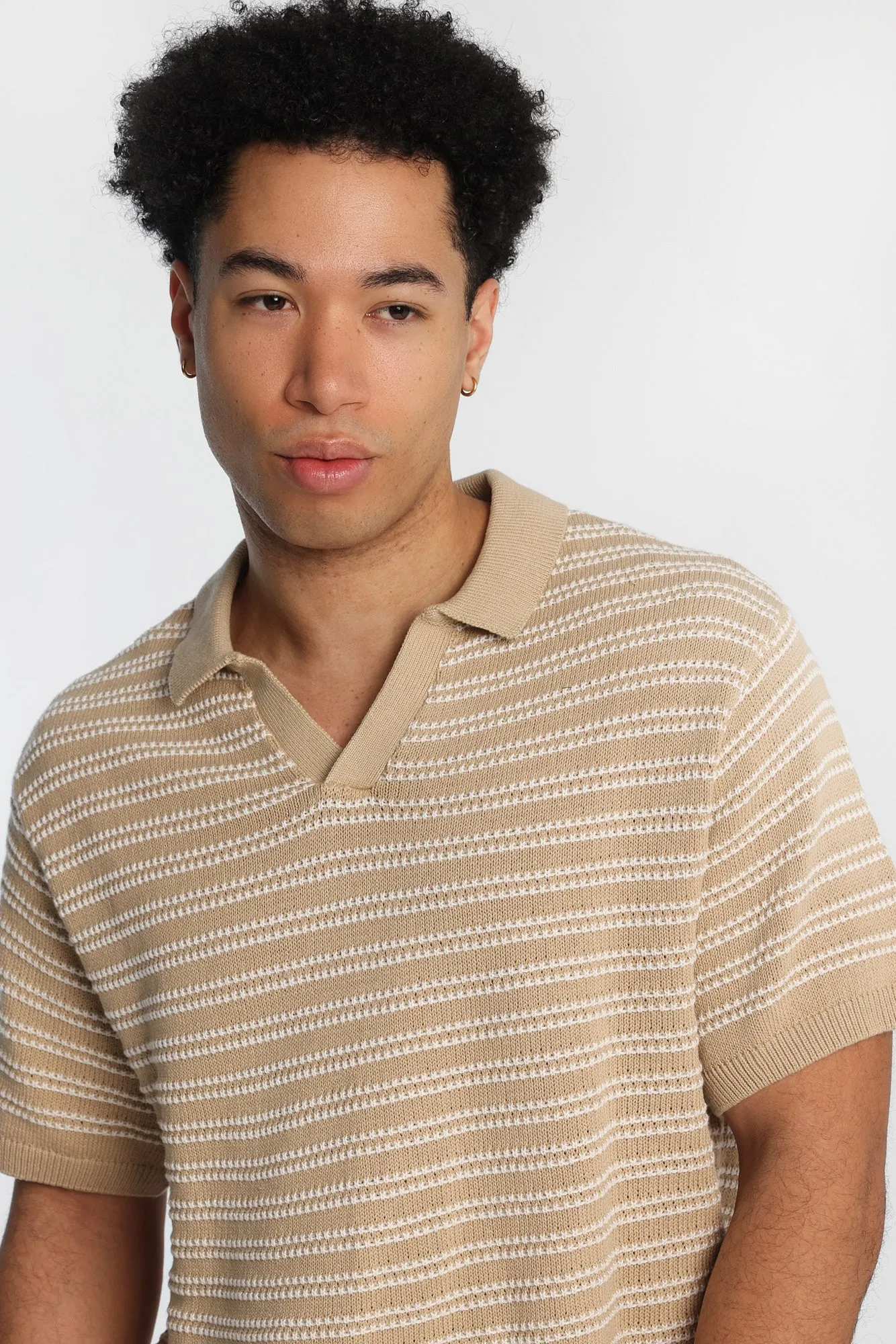 AERO Striped Sweater Polo sold by Bluenotes product image thumbnail 3
