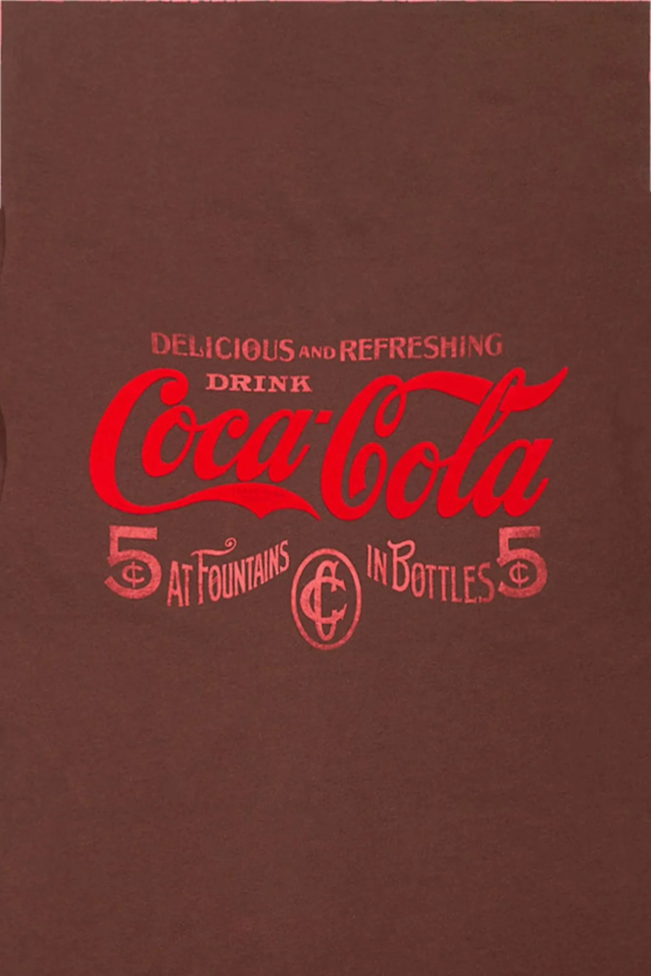Coca-Cola Five Cent Graphic Oversized Tee sold by Bluenotes product image thumbnail 2