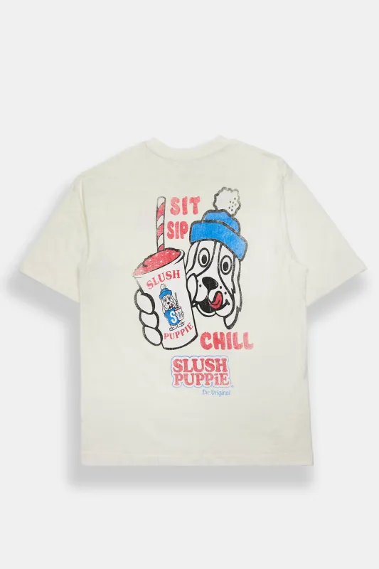 Slush Puppie Chill Graphic Oversized Tee sold by Bluenotes