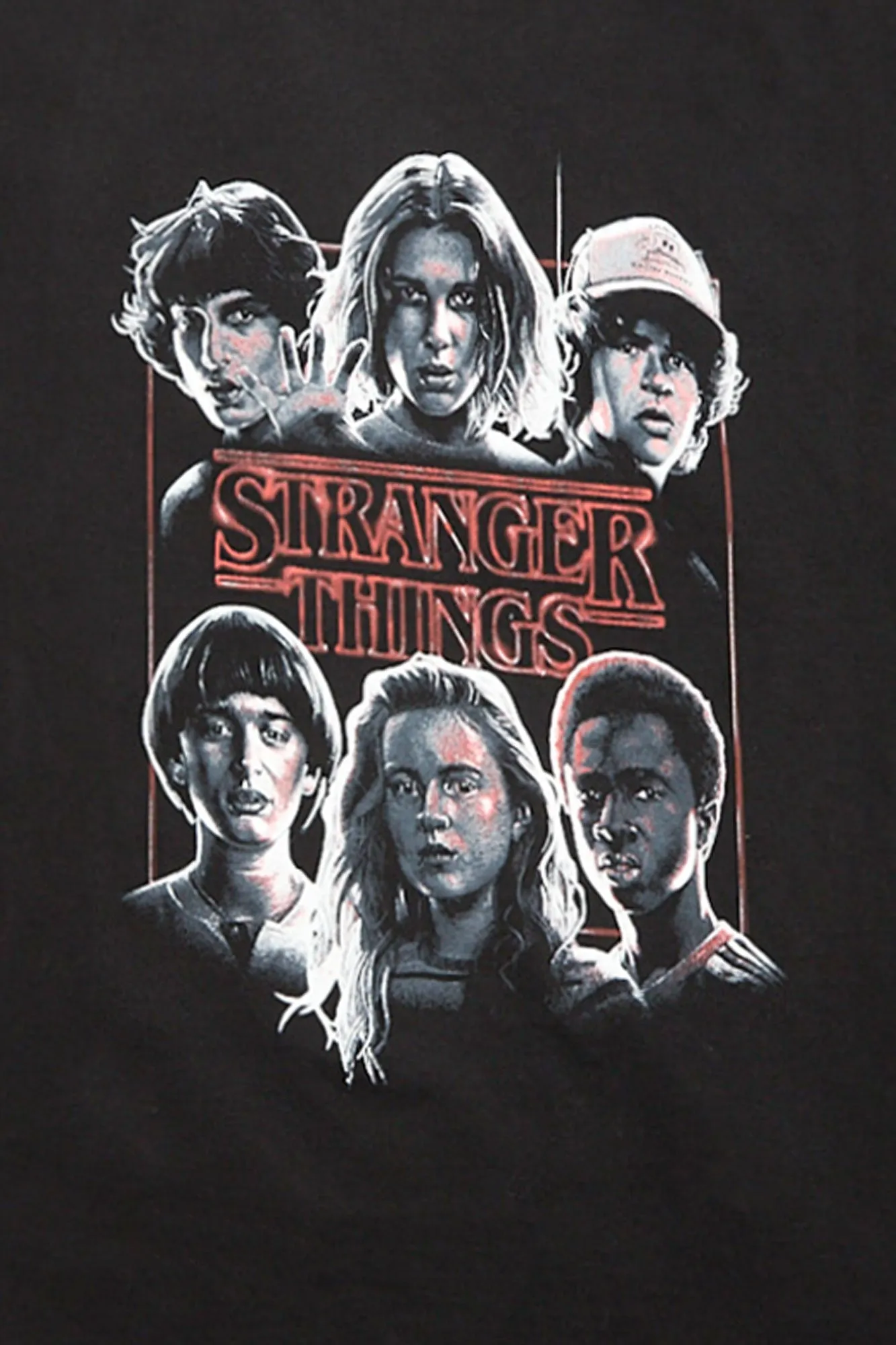 Stranger Things Group Graphic Boyfriend Tee sold by Bluenotes product image thumbnail 2