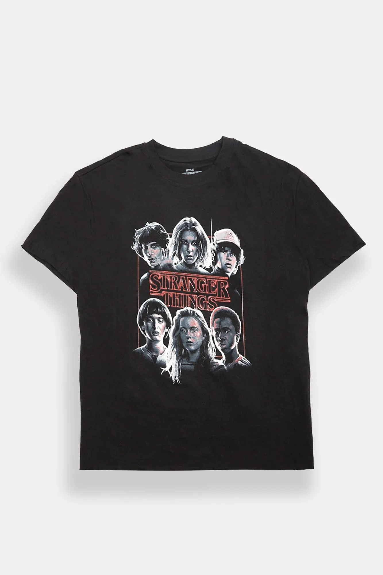 Stranger Things Group Graphic Boyfriend Tee sold by Bluenotes