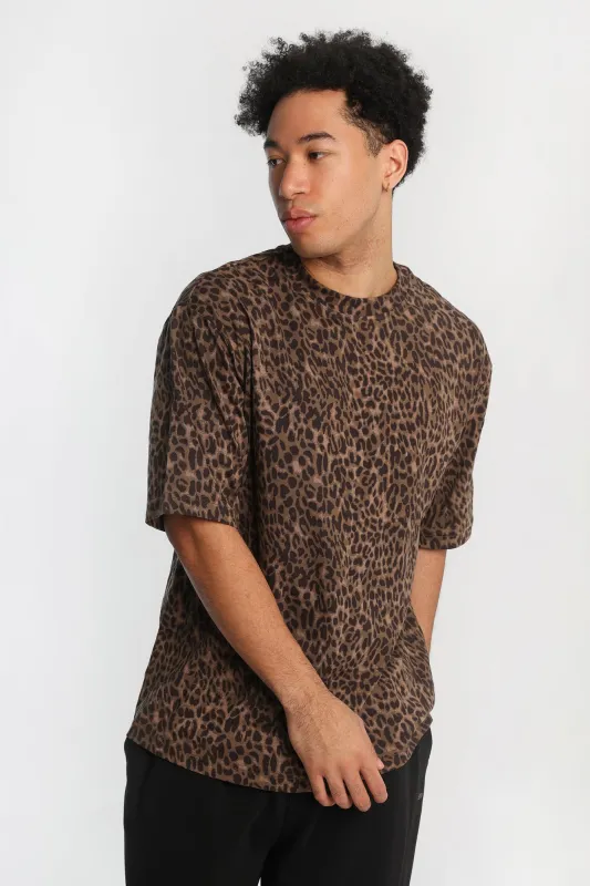 Cheetah Oversized Tee sold by Bluenotes