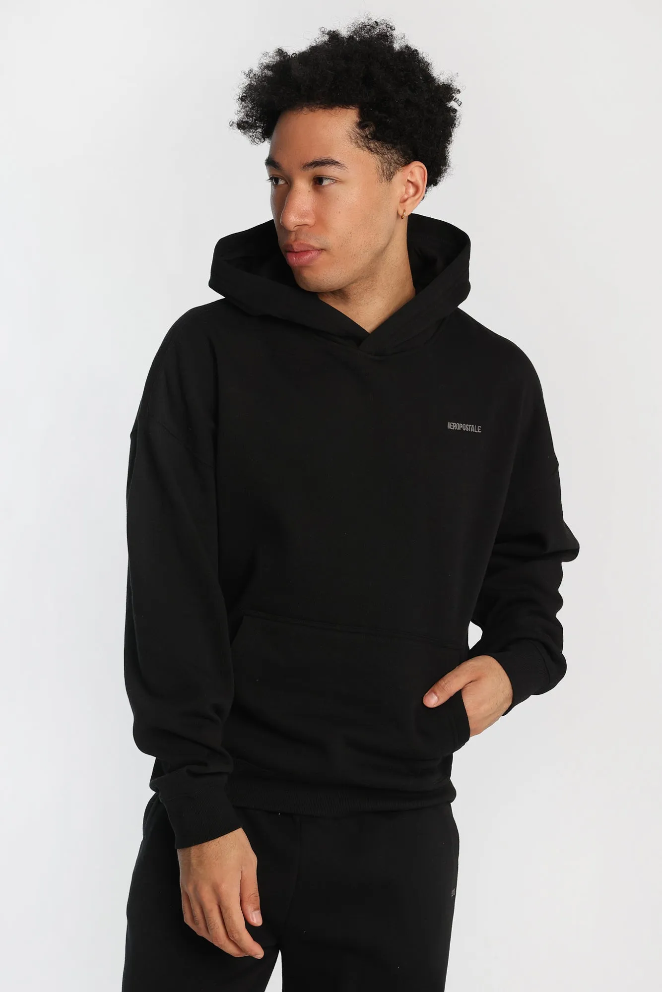 Aéropostale Embroidered Boxy Hoodie sold by Bluenotes