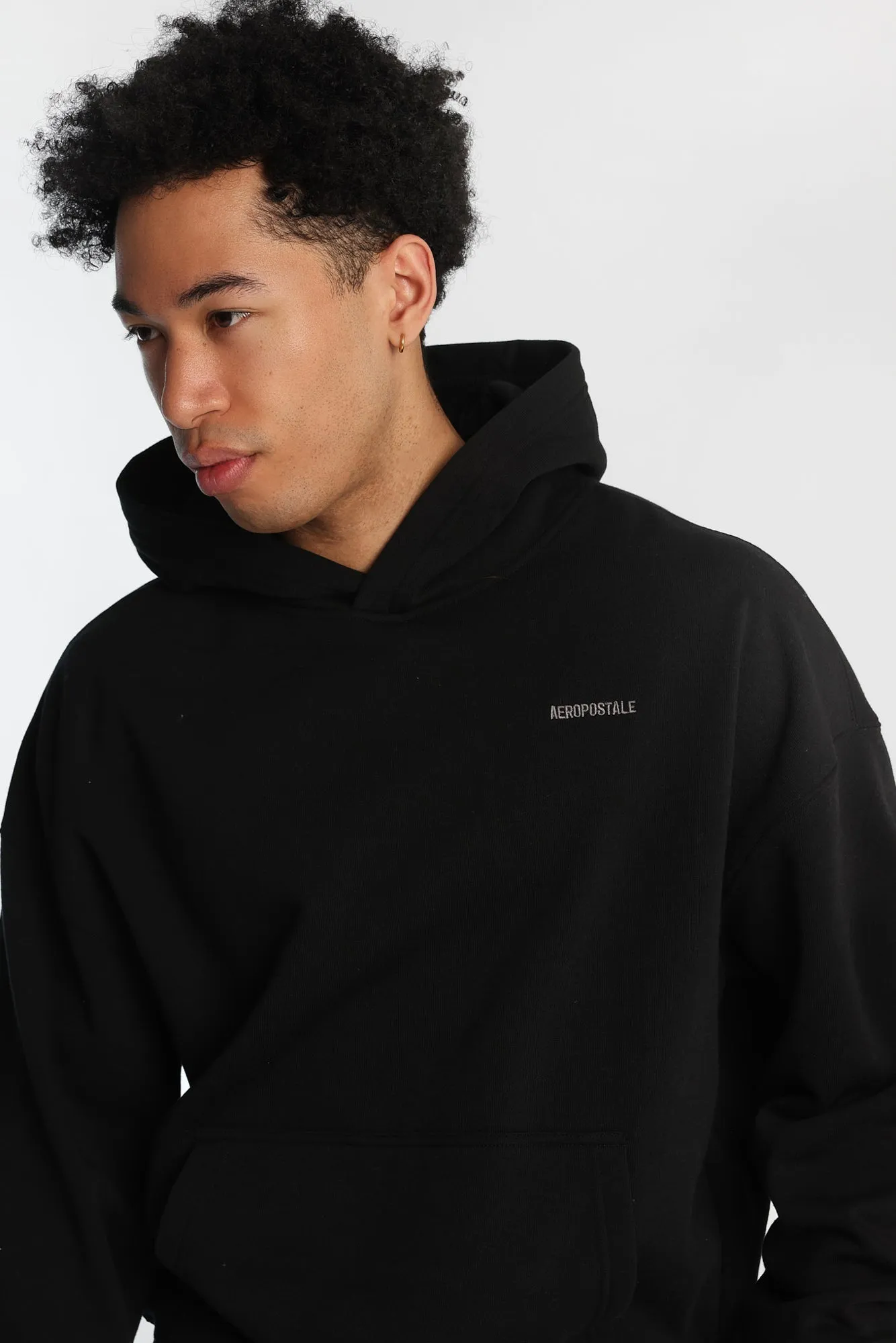 Aéropostale Embroidered Boxy Hoodie sold by Bluenotes product image thumbnail 2