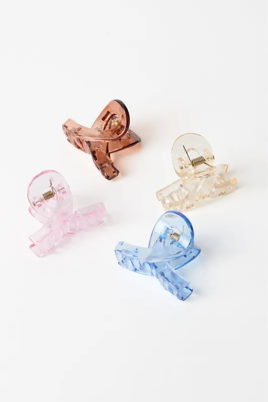 Aéropostale Twist Hair Clips 4-Pack sold by Bluenotes