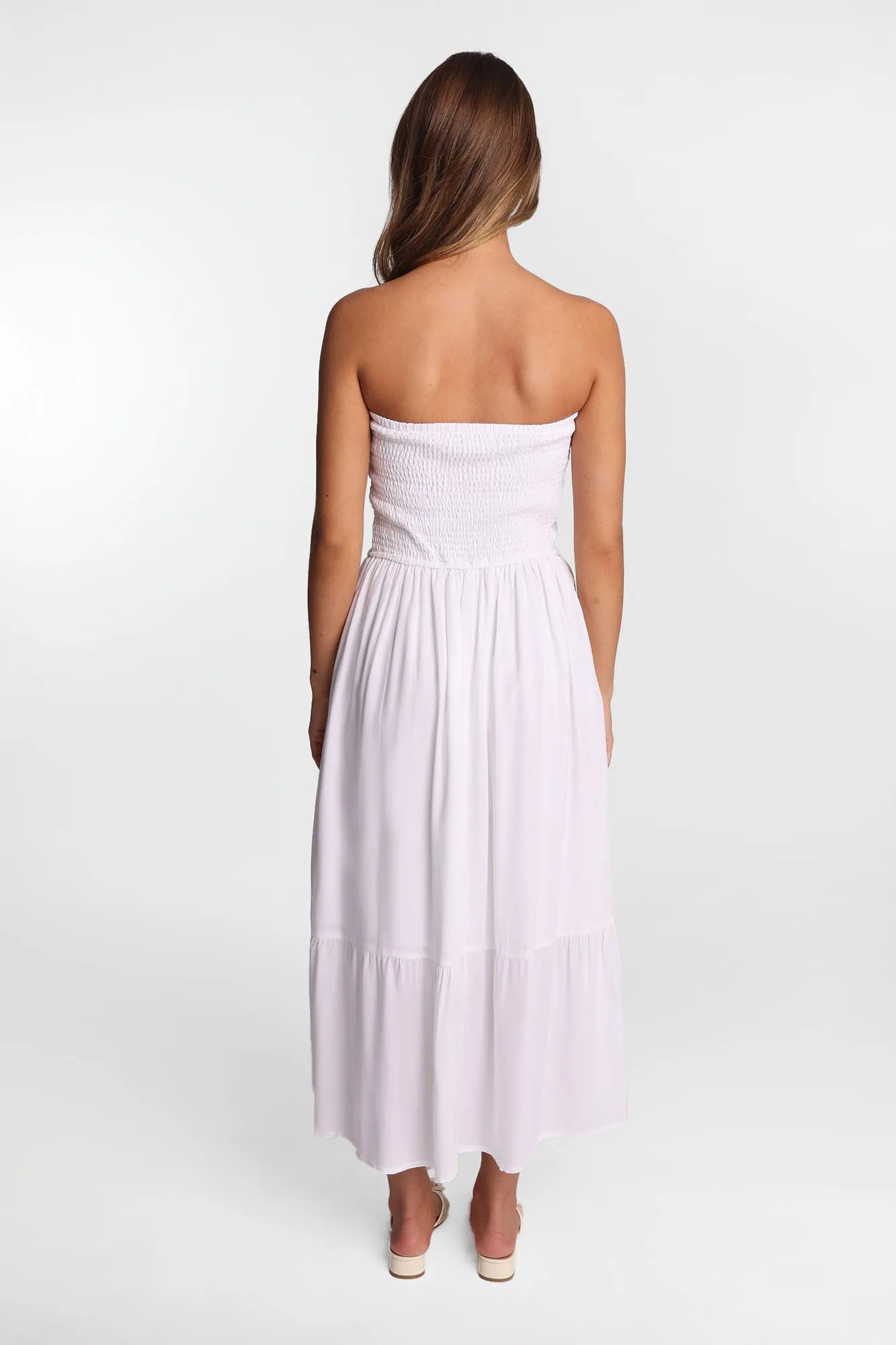 Strapless Embroidered Bustier Maxi Dress sold by Bluenotes product image thumbnail 5