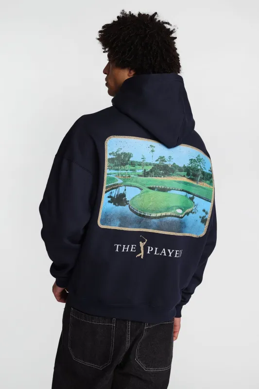 The Players Golf Tour Embroidered Hoodie made by Aeropostale