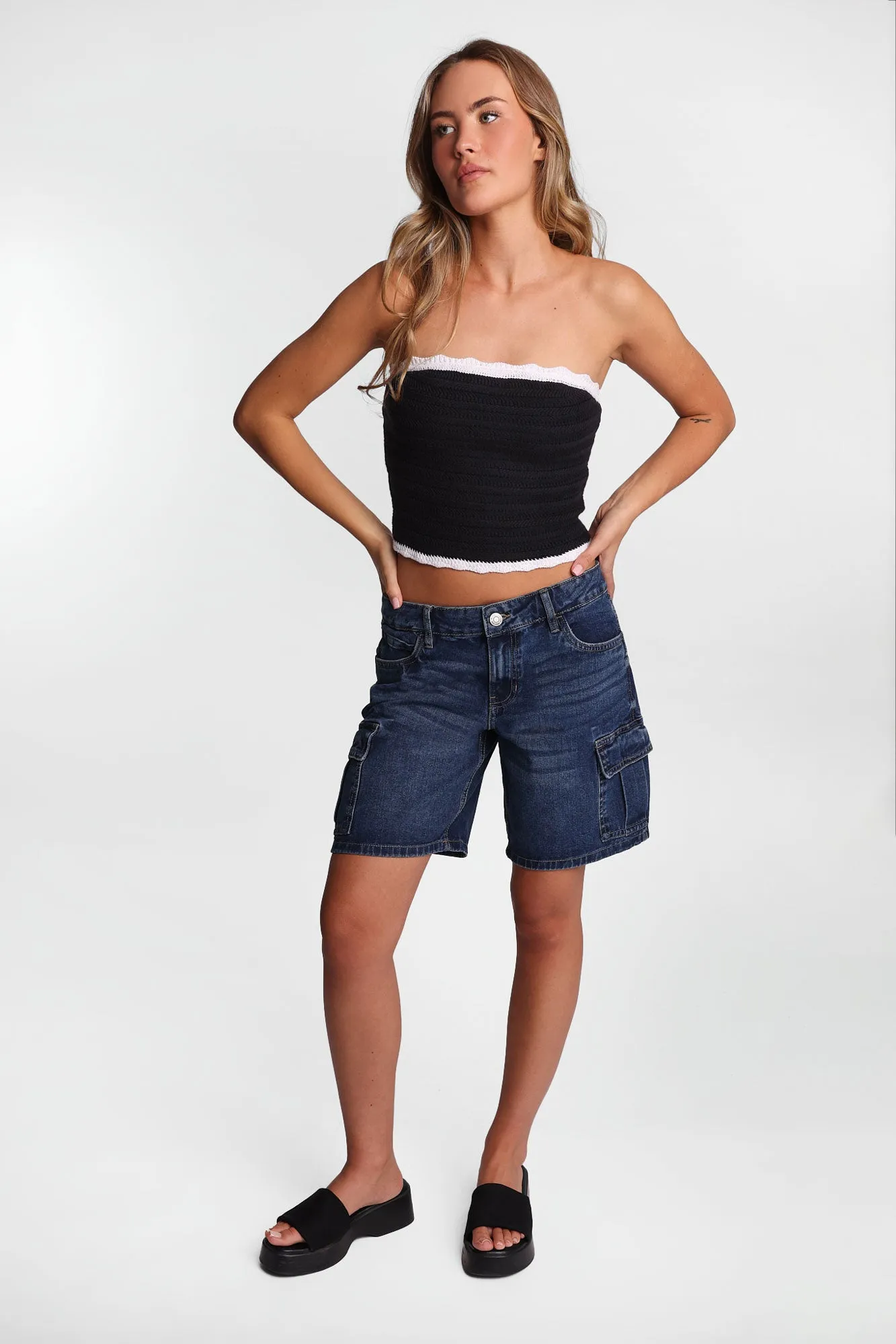 Crochet-Style Tube Top sold by Bluenotes product image thumbnail 5