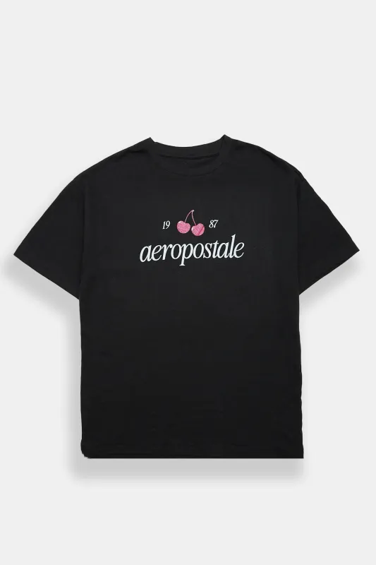 Aéropostale Cherry Graphic Boyfriend Tee made by Aeropostale