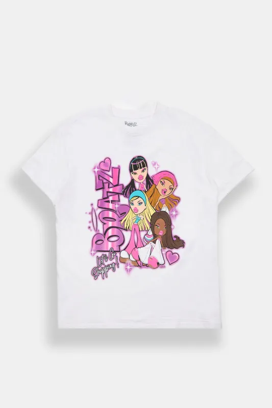 Bratz Dolls Graphic Boyfriend Tee made by Bluenotes