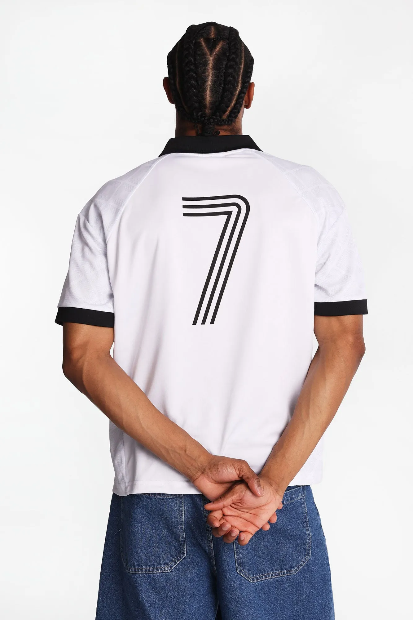 Real Madrid Football Club 7 Graphic Oversized Soccer Jersey sold by Bluenotes product image thumbnail 3