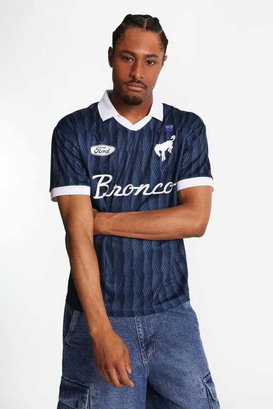 Ford Bronco Graphic Oversized Soccer Jersey made by Aeropostale