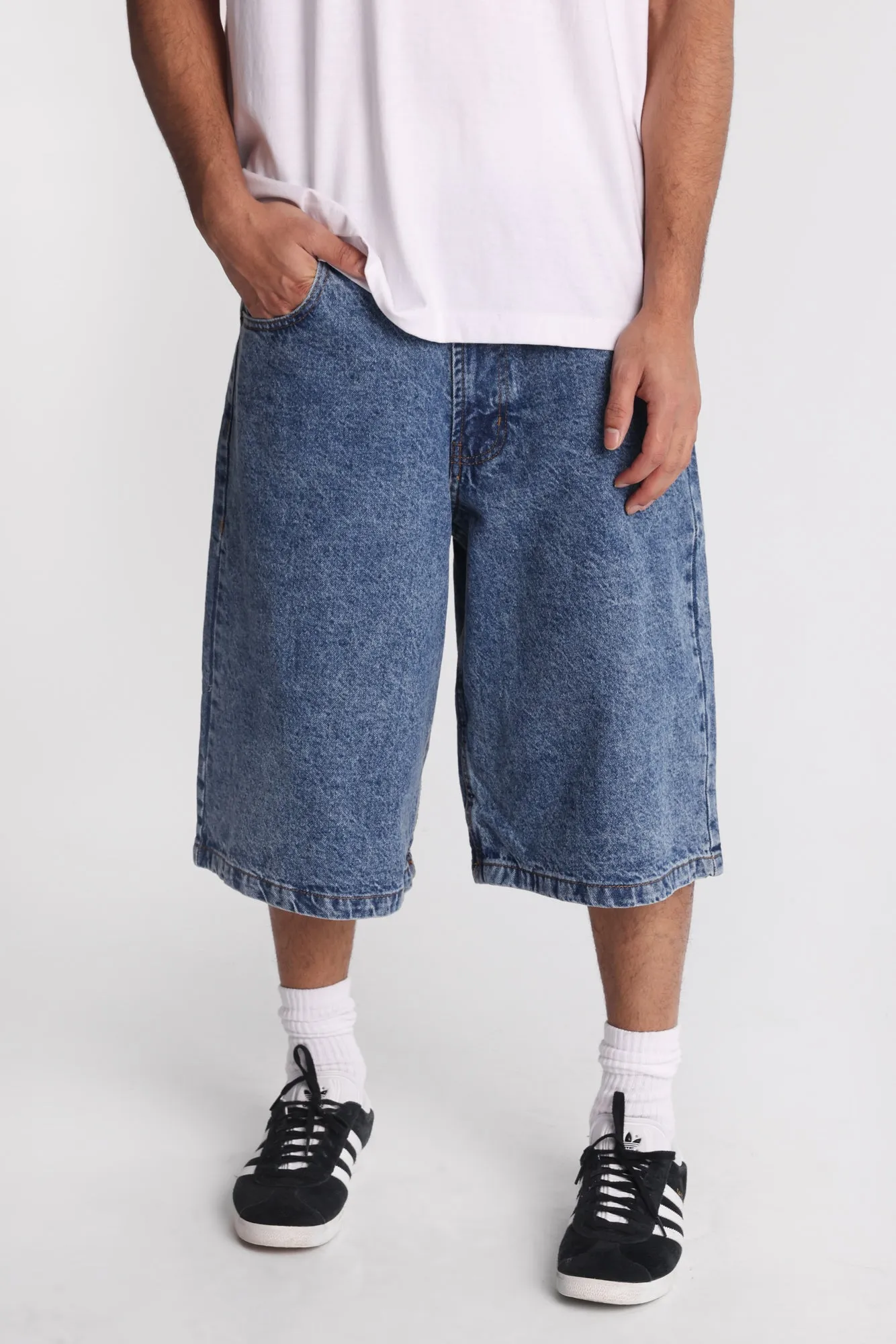 Aces Card & Die Embroidered Baggy Jorts sold by Bluenotes product image thumbnail 2