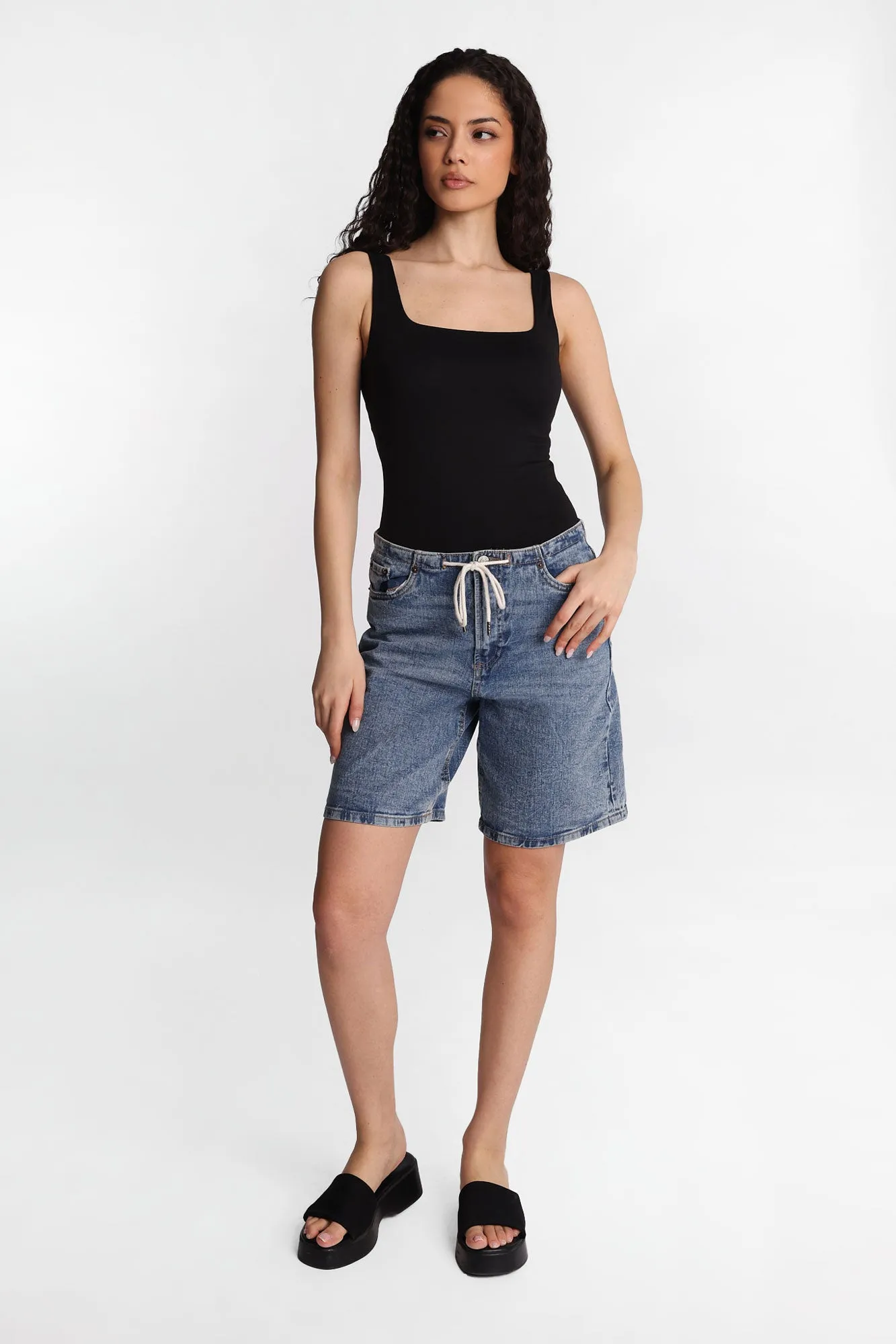 AERO Super Soft Square Neck Tank Bodysuit sold by Bluenotes product image thumbnail 5