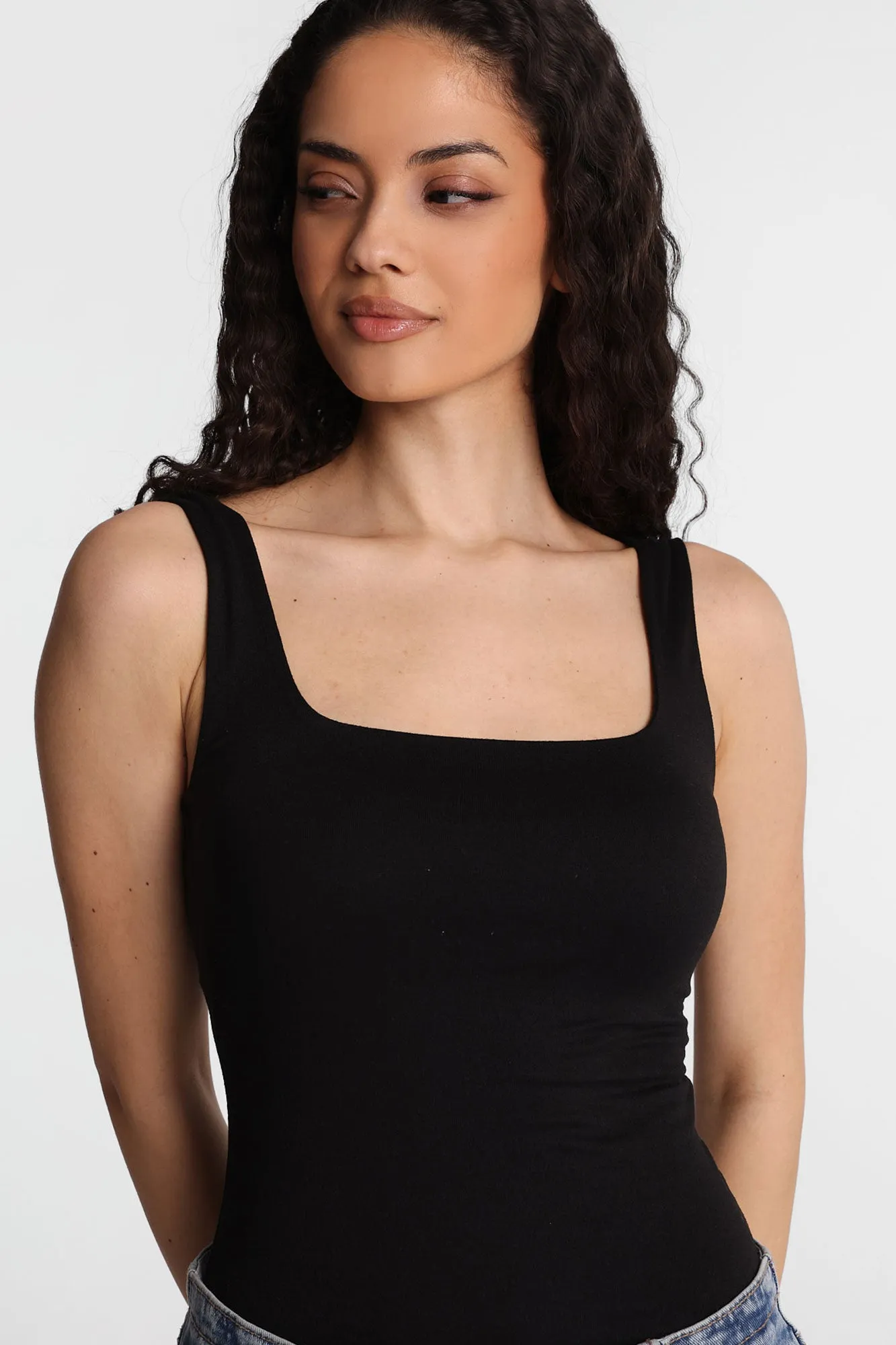 AERO Super Soft Square Neck Tank Bodysuit sold by Bluenotes product image thumbnail 3