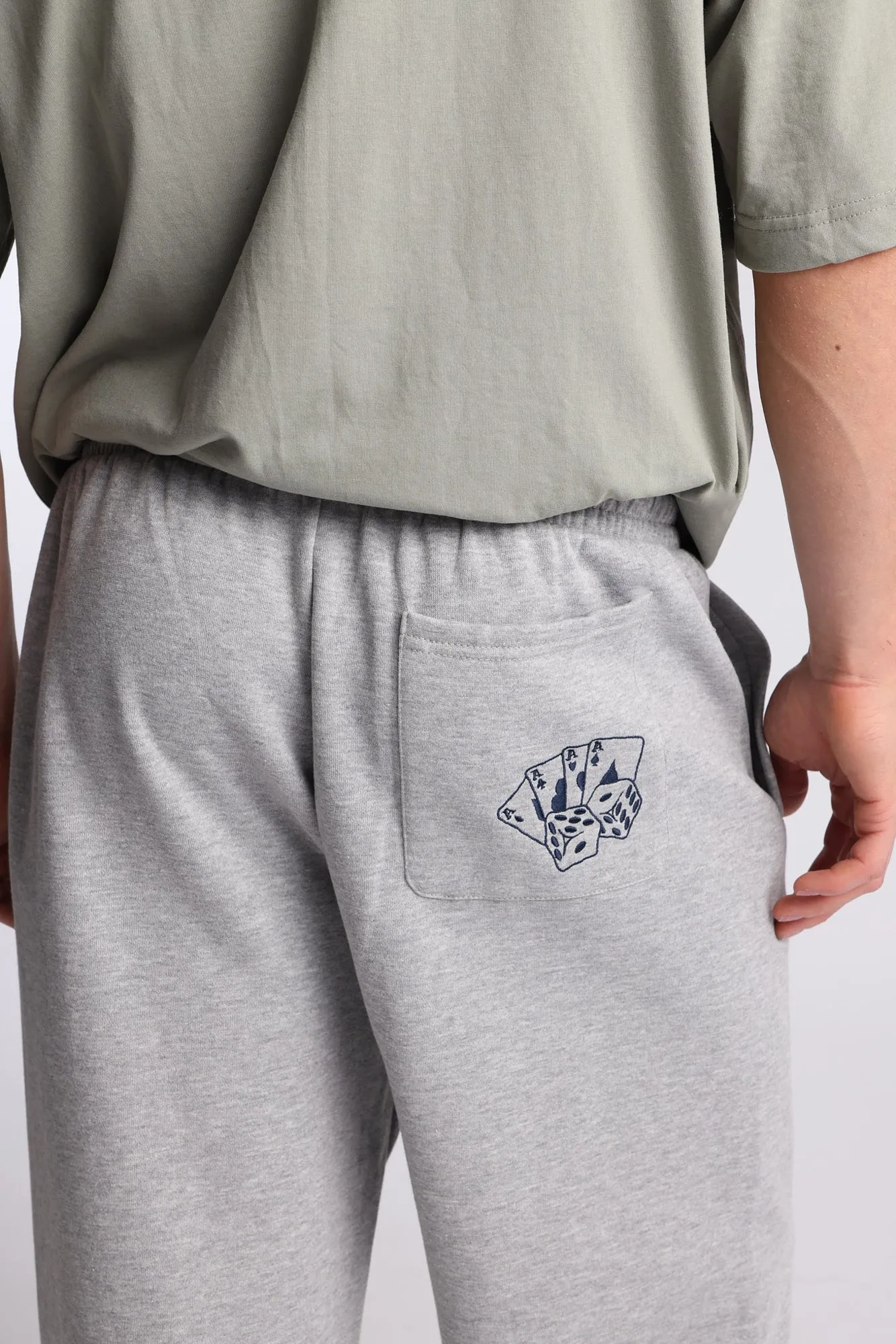 North Western Embroidered Patch Straight Leg Sweatpants sold by Bluenotes product image thumbnail 2