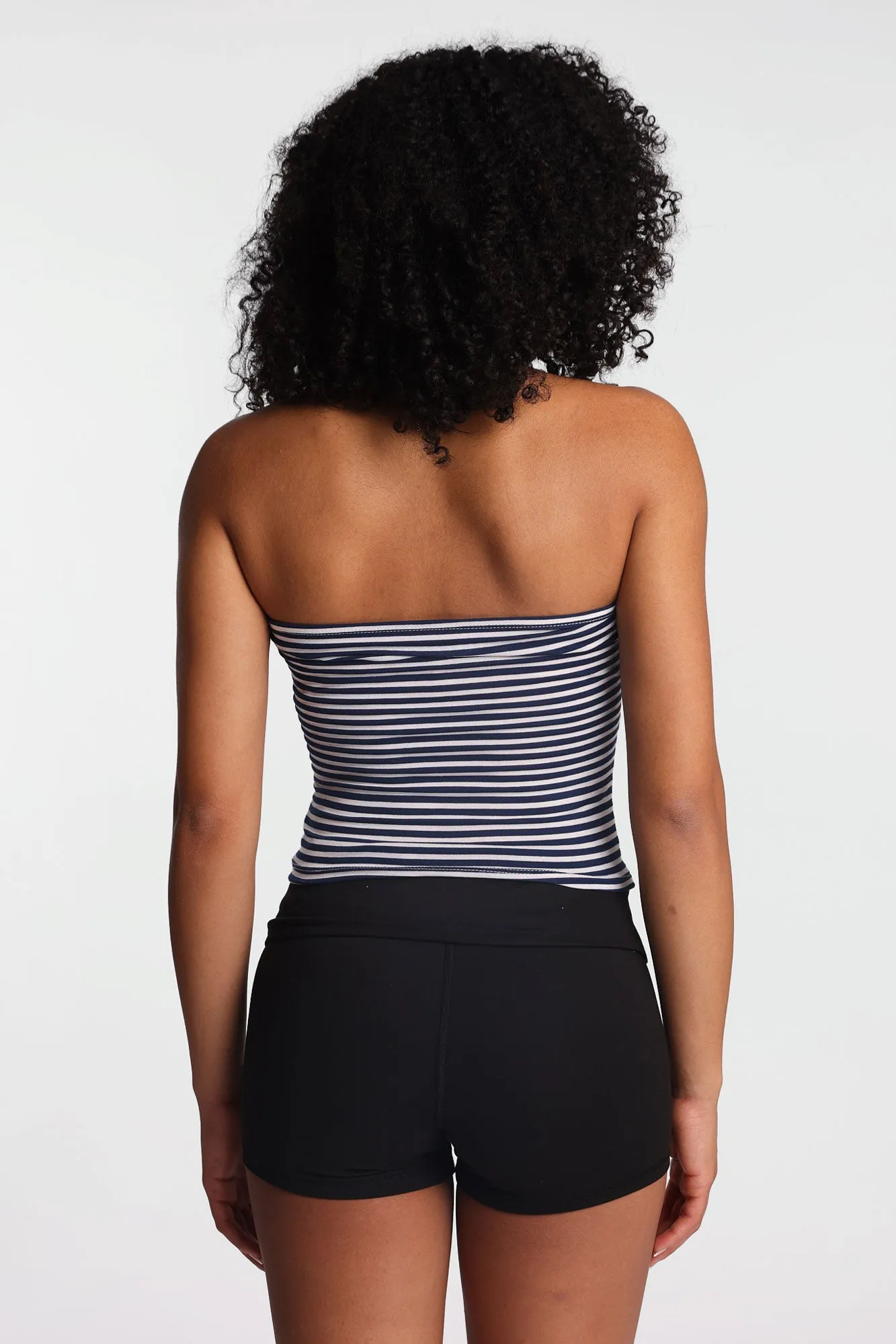 AERO Cherry & Bow Embroidered Graphic Striped Tube Top sold by Bluenotes product image thumbnail 3