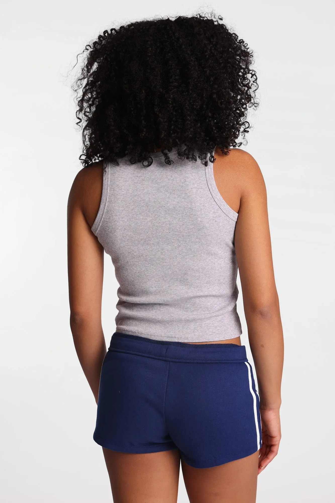 Brooklyn 89 Embroidered Ribbed Knit High Neck Tank Top sold by Bluenotes product image thumbnail 3