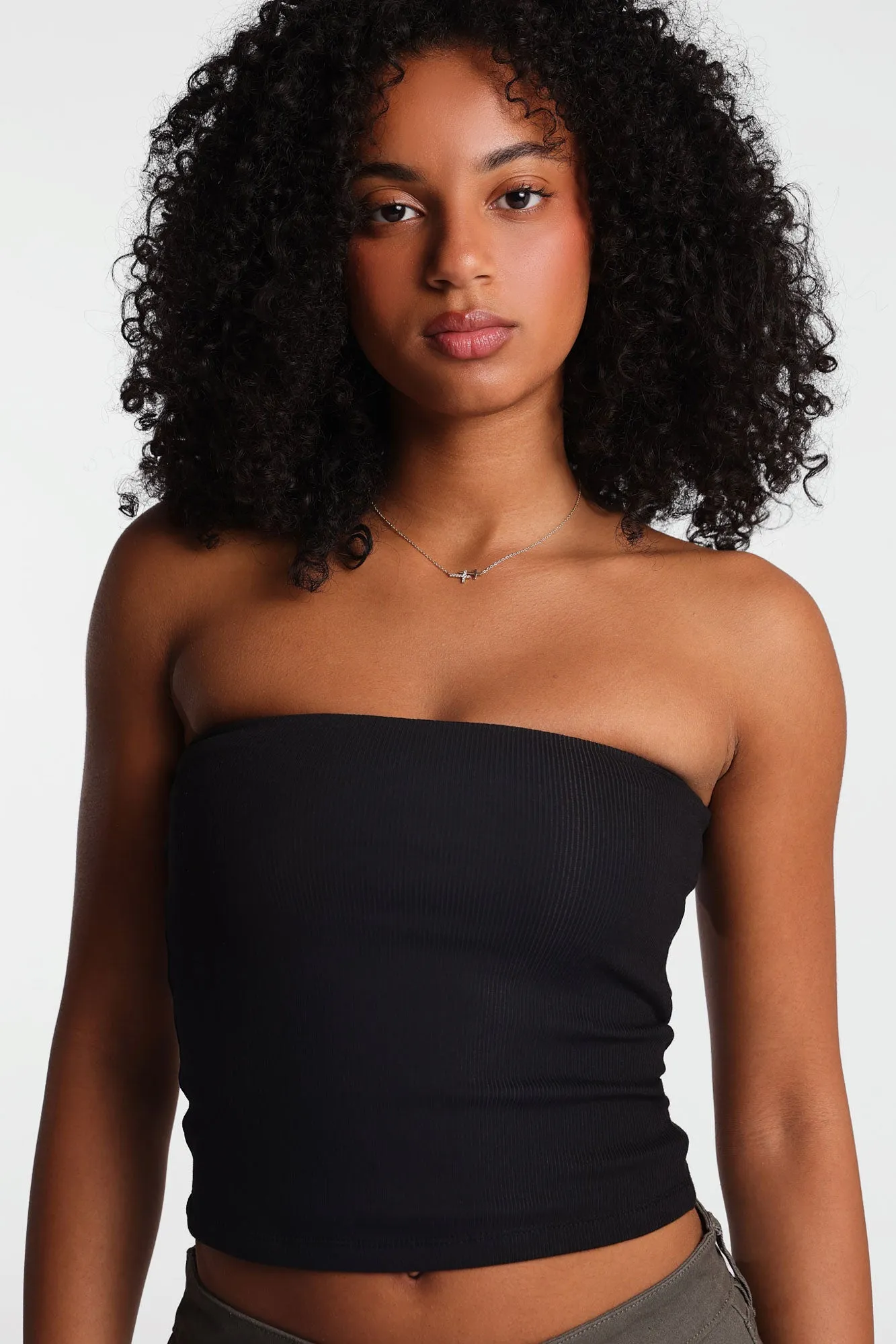 AERO Graphic Ribbed Tube Top sold by Bluenotes product image thumbnail 3