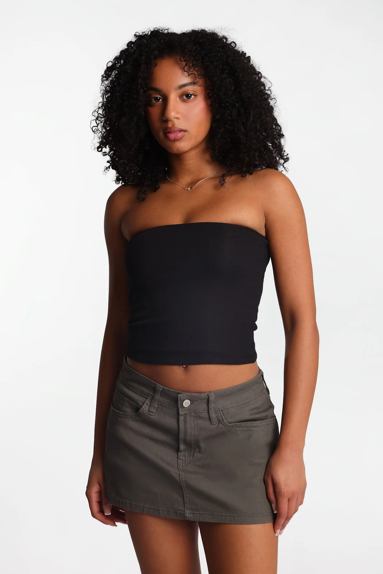 AERO Graphic Ribbed Tube Top sold by Bluenotes product image thumbnail 2